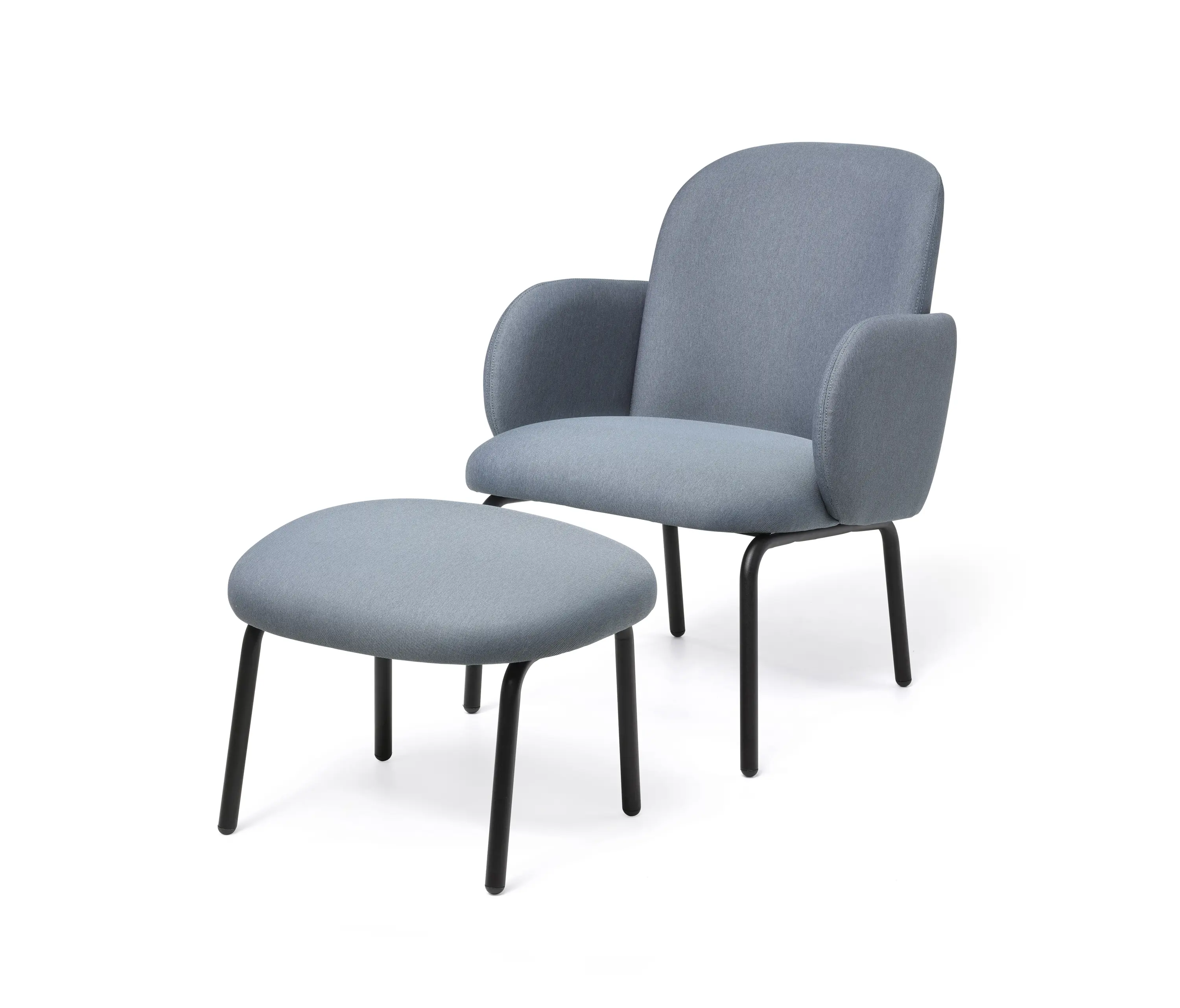 PUIK - Dost Lounge Darkgrey + Footstool Darkgrey