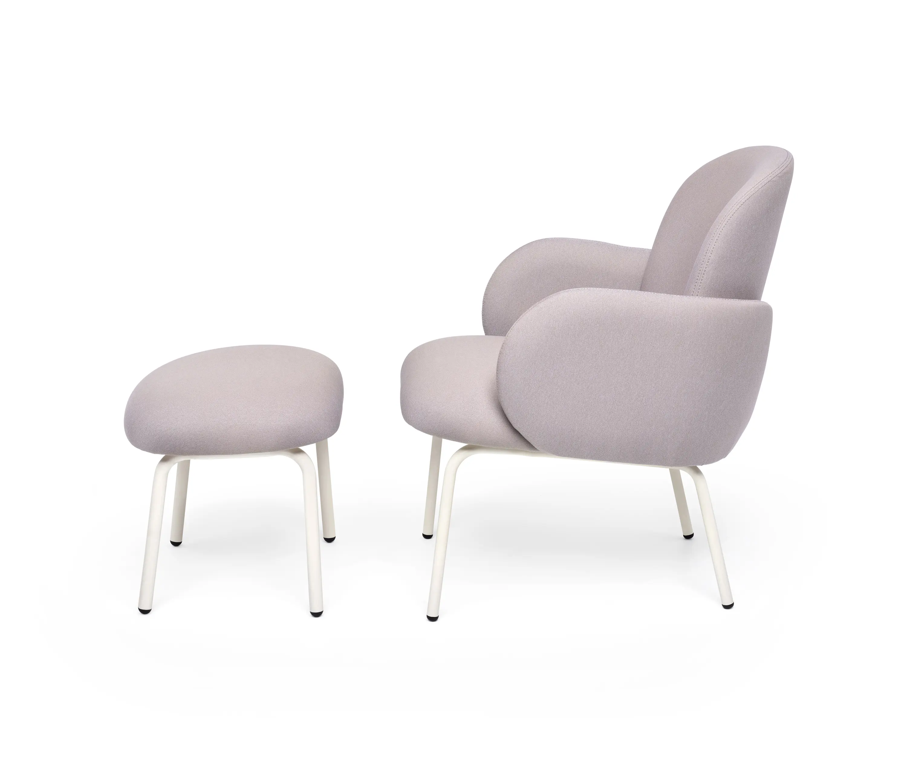 PUIK - Dost Lounge Lilac + Footstool Lilac