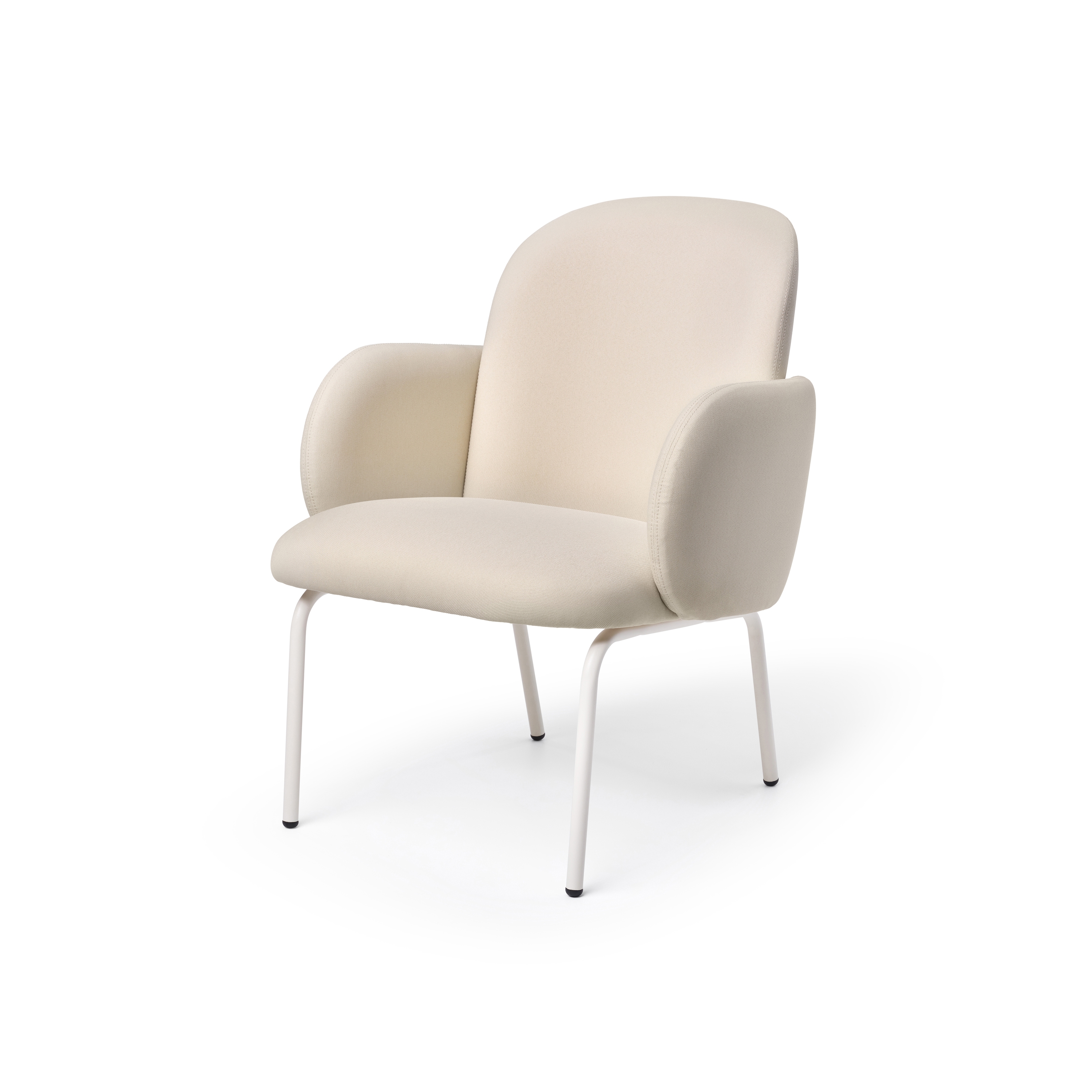Dost Lounge Steel Ivory