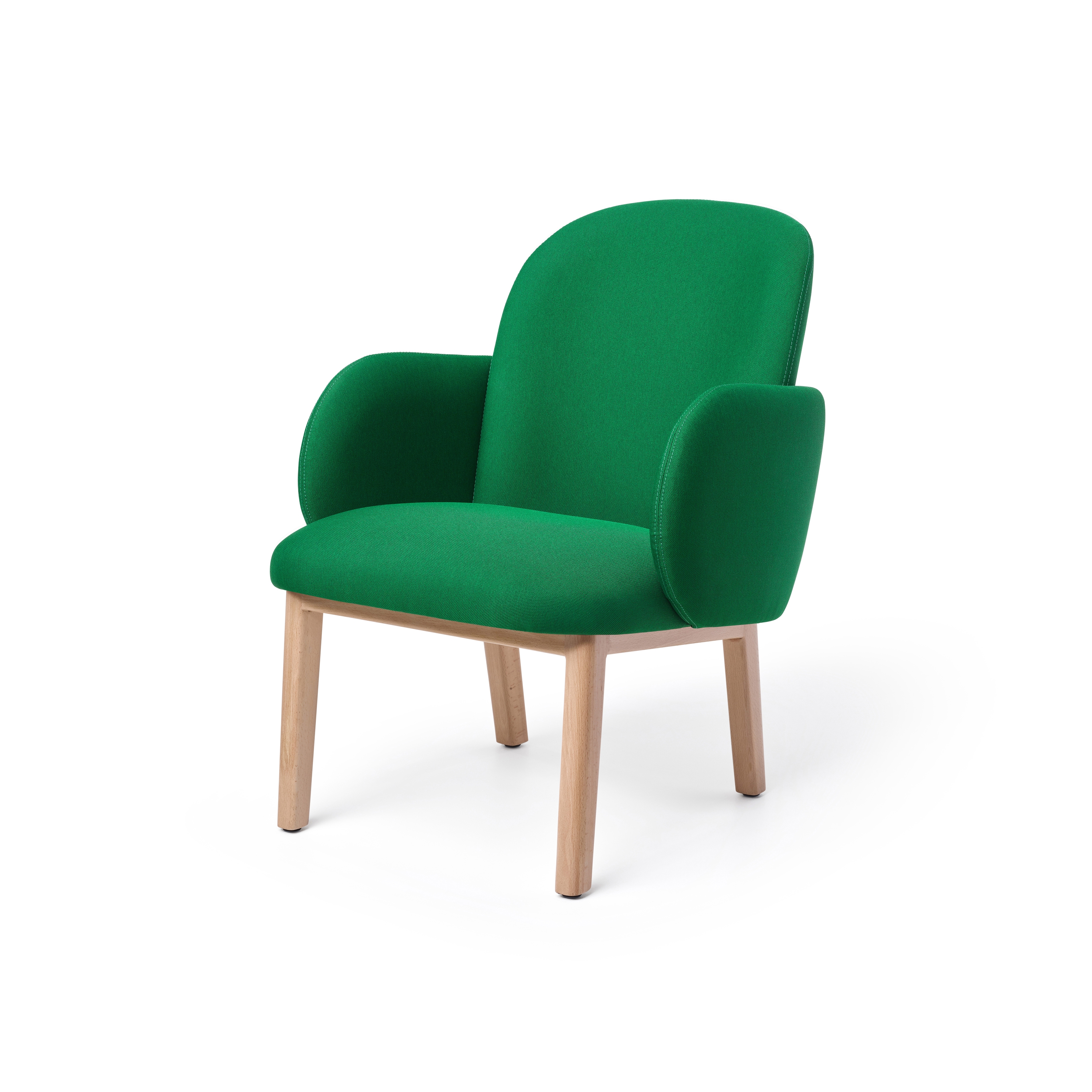 Dost Lounge Wood Darkgreen