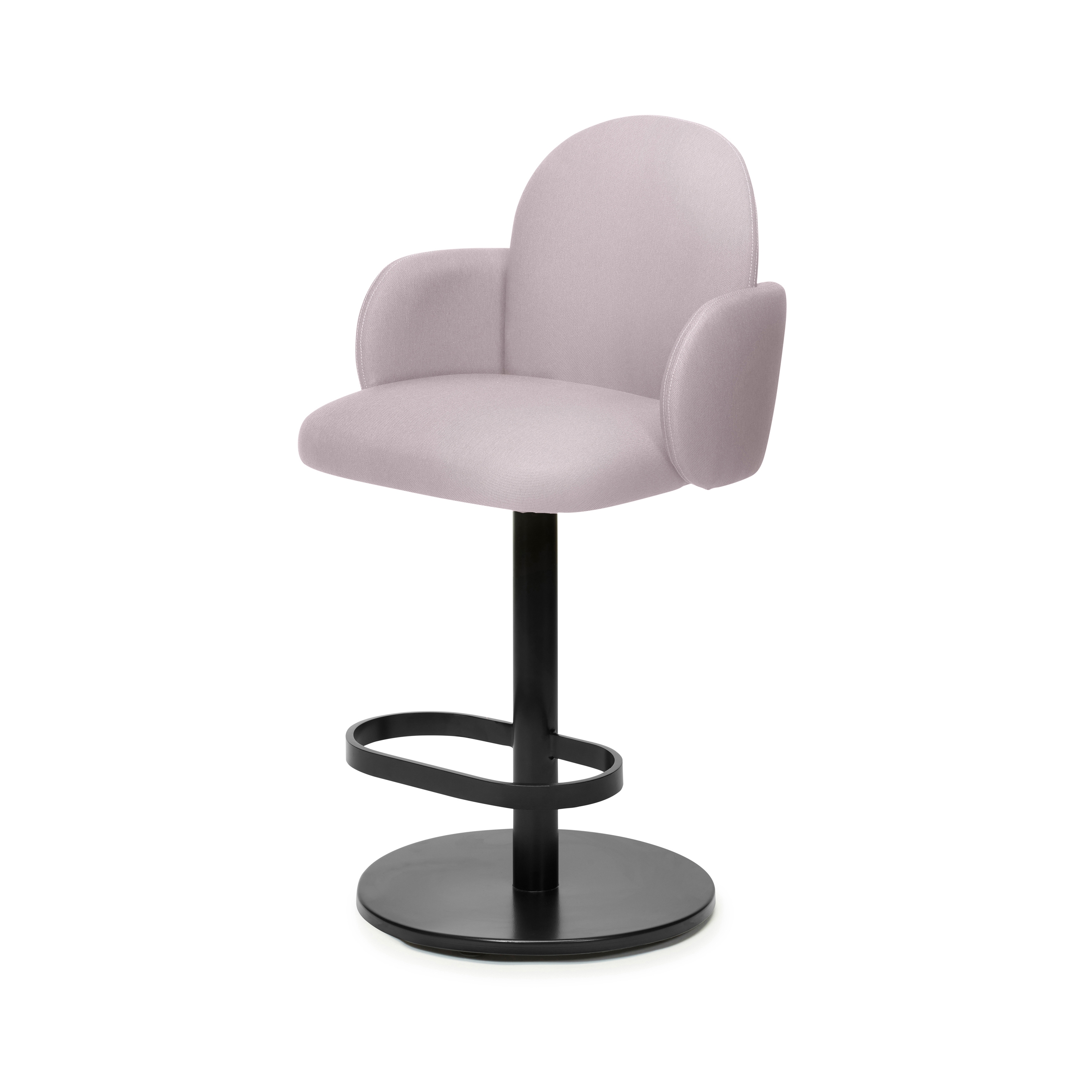 Dost Bar stool 65cm, Lilac grey