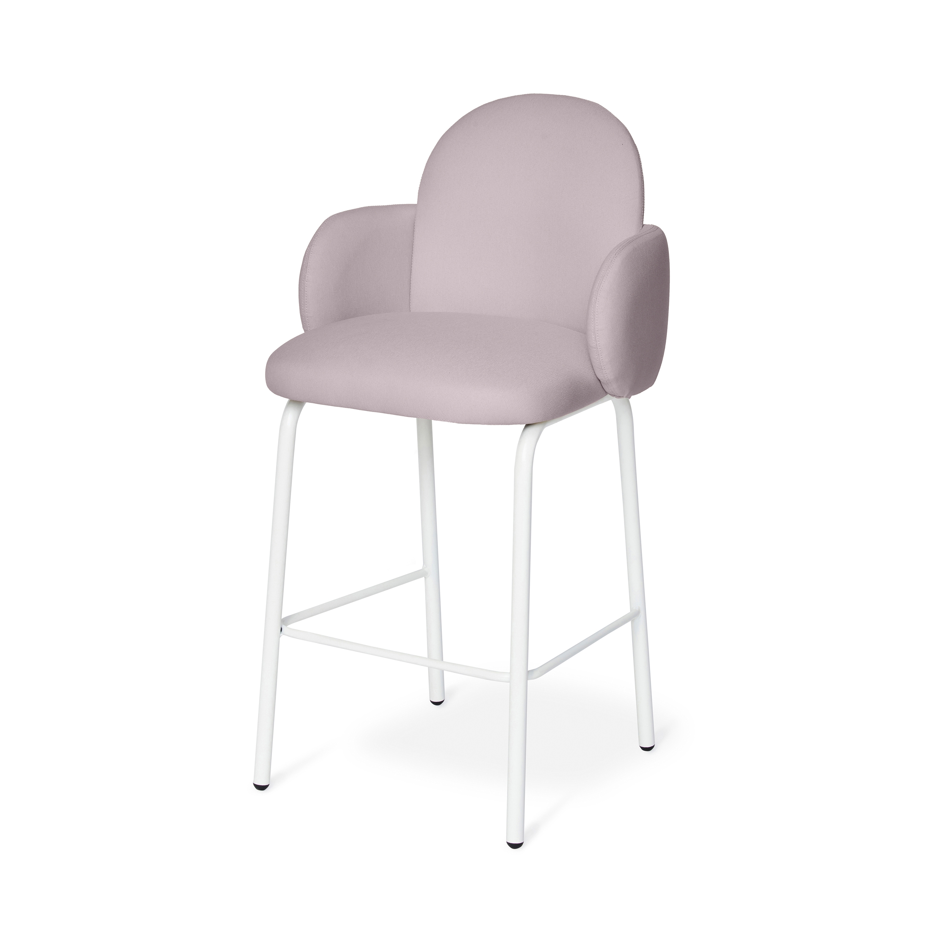 Dost Bar stool 65cm, Lilac grey