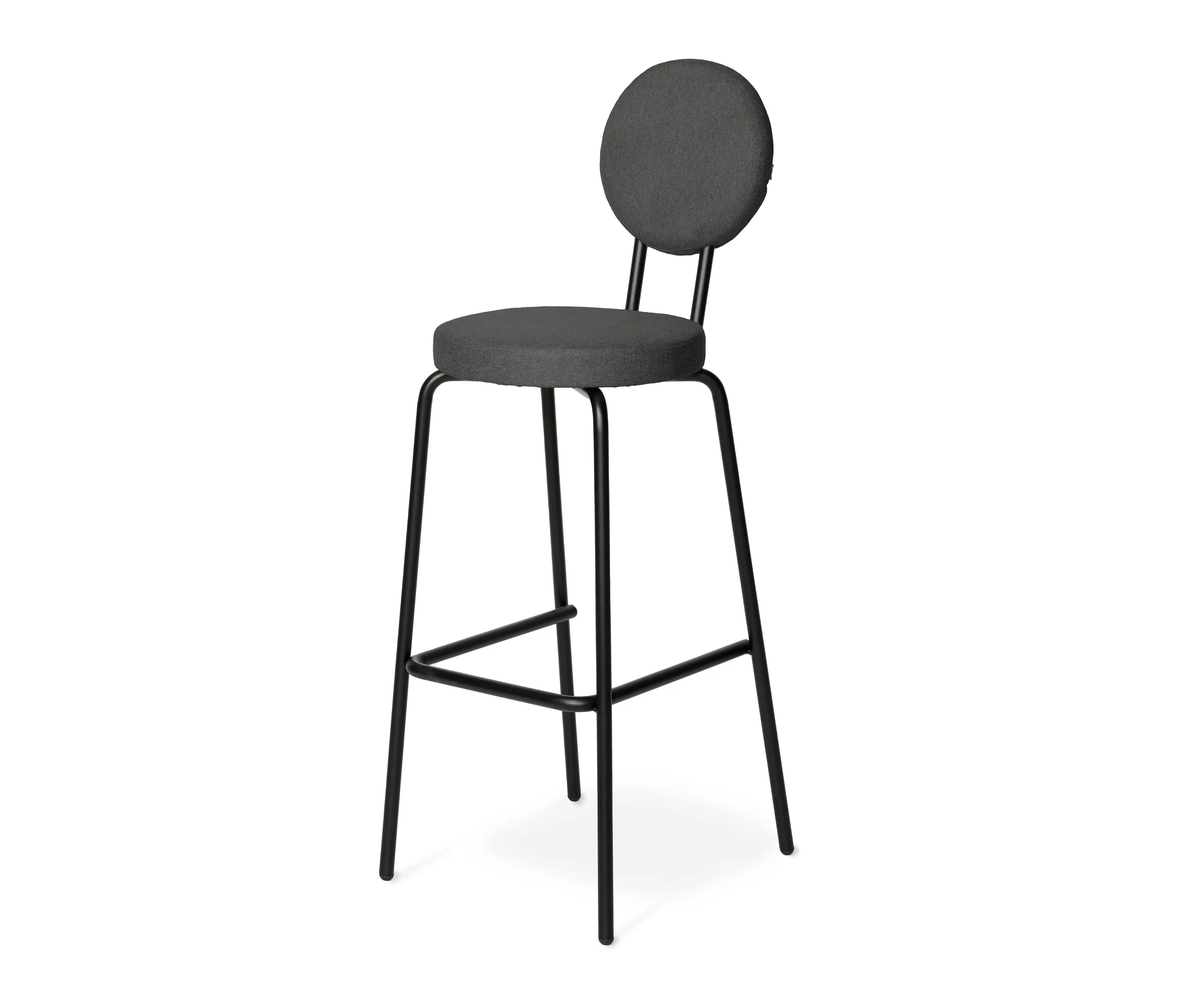 PUIK - Option Bar Darkgrey, 65cm, Round seat, round backrest
