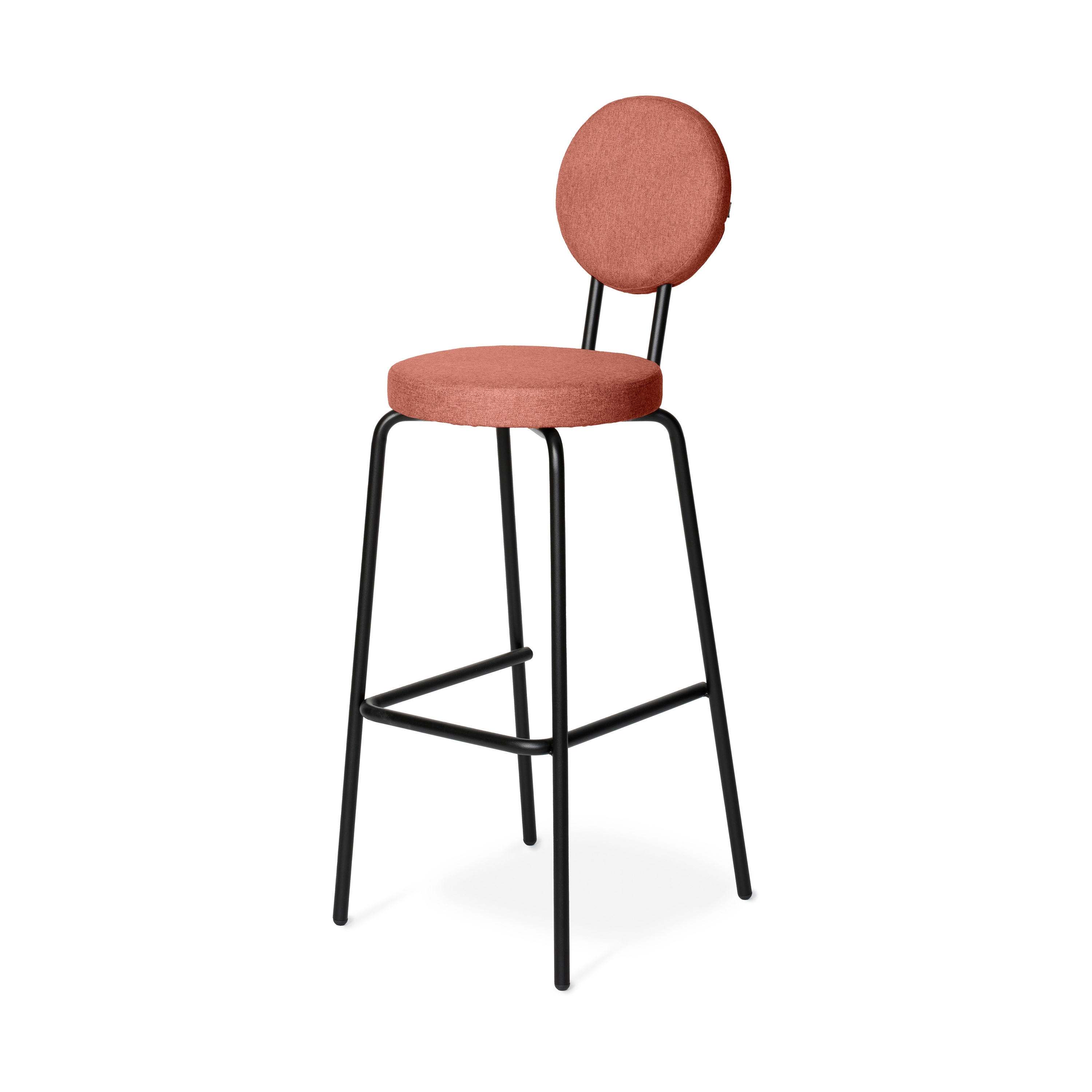 Option Bar Pink, 65cm, Round seat, round backrest