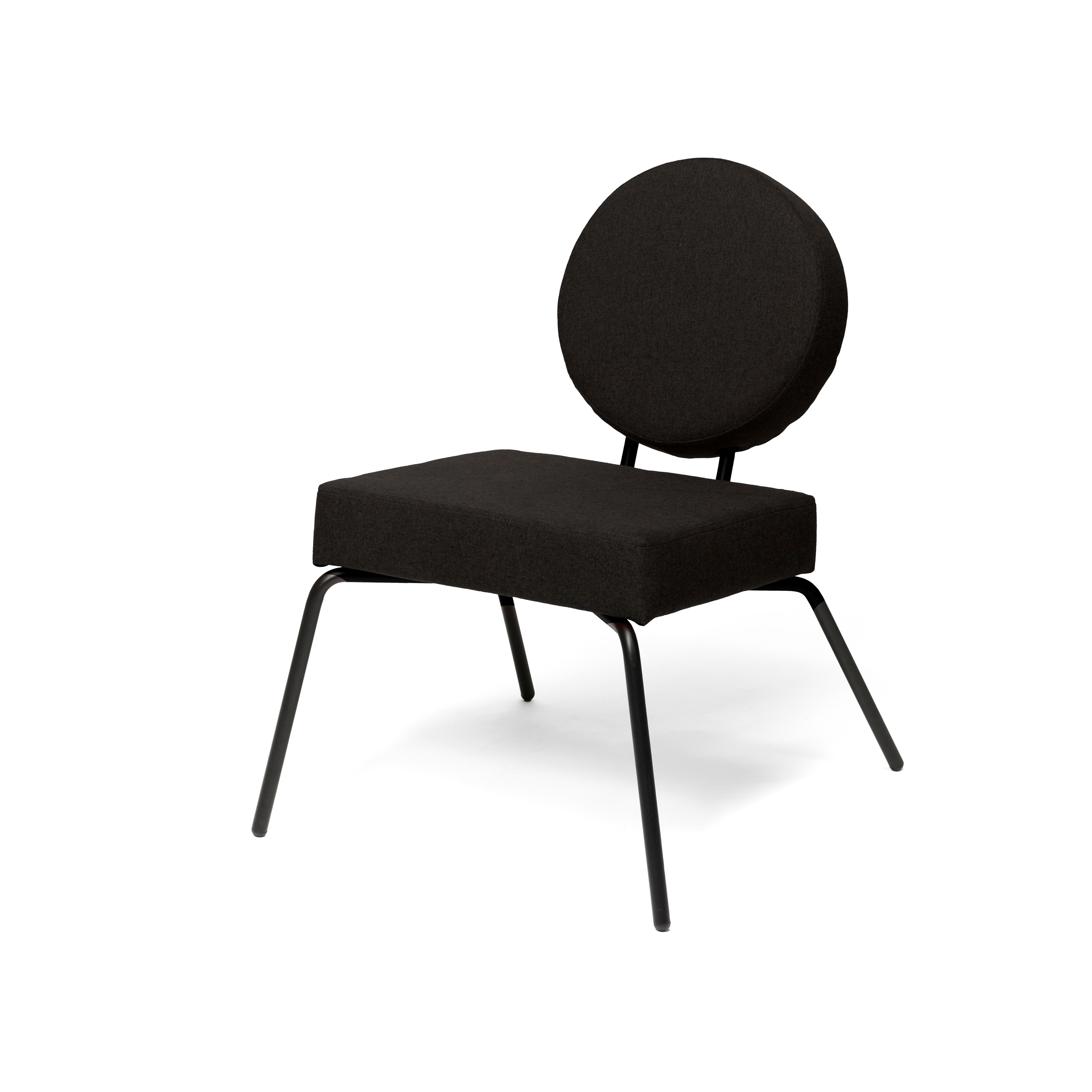 Produkt Option Lounge Black, Square seat, round backrest des Herstellers PUIK anzeigen