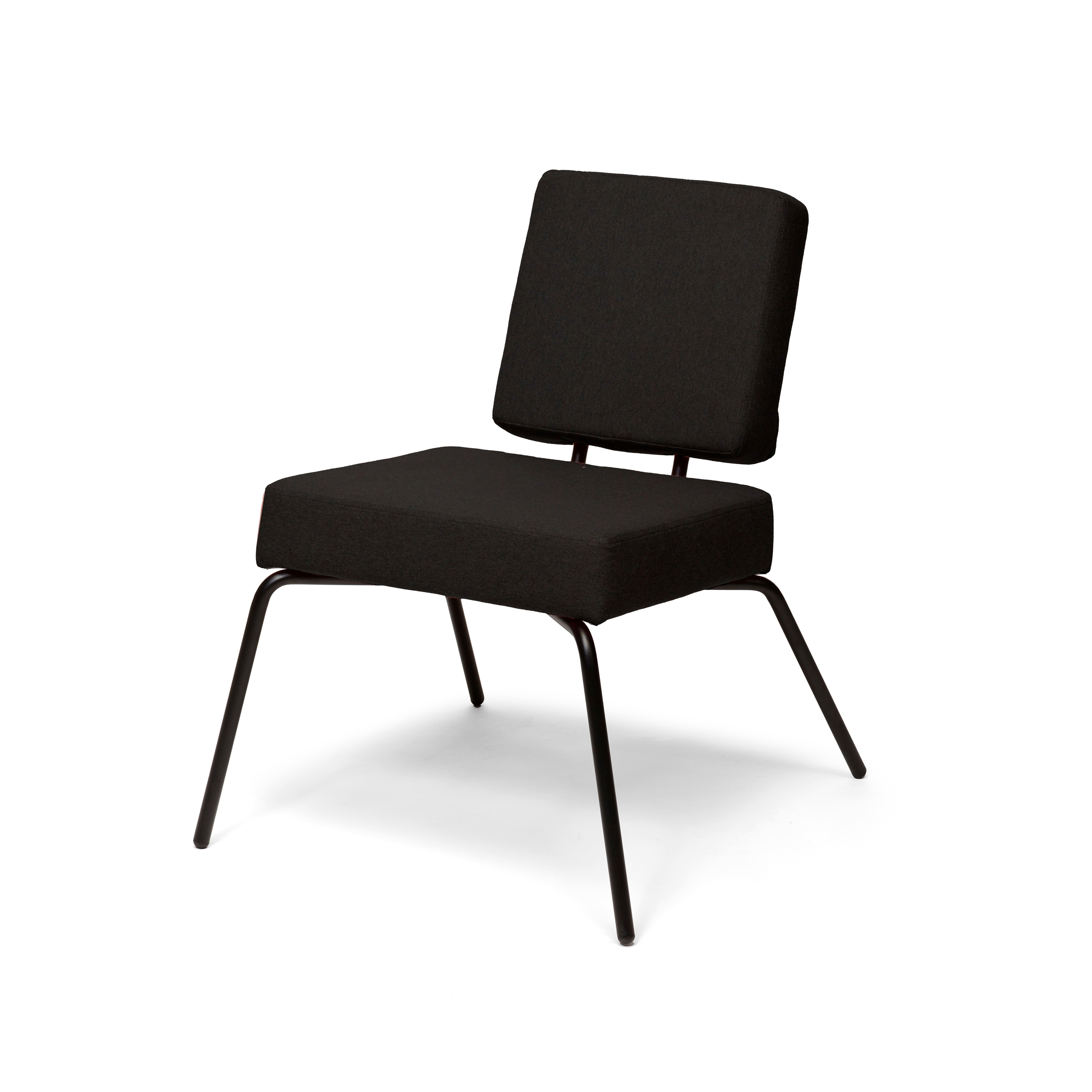 Option Lounge Black, Square seat, square backrest