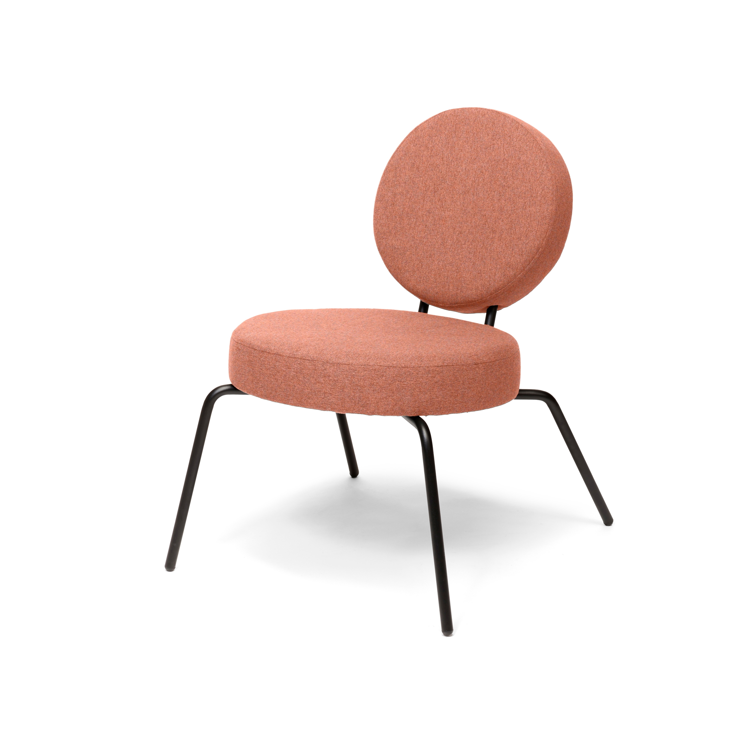 Option Lounge Pink, Round seat, round backrest