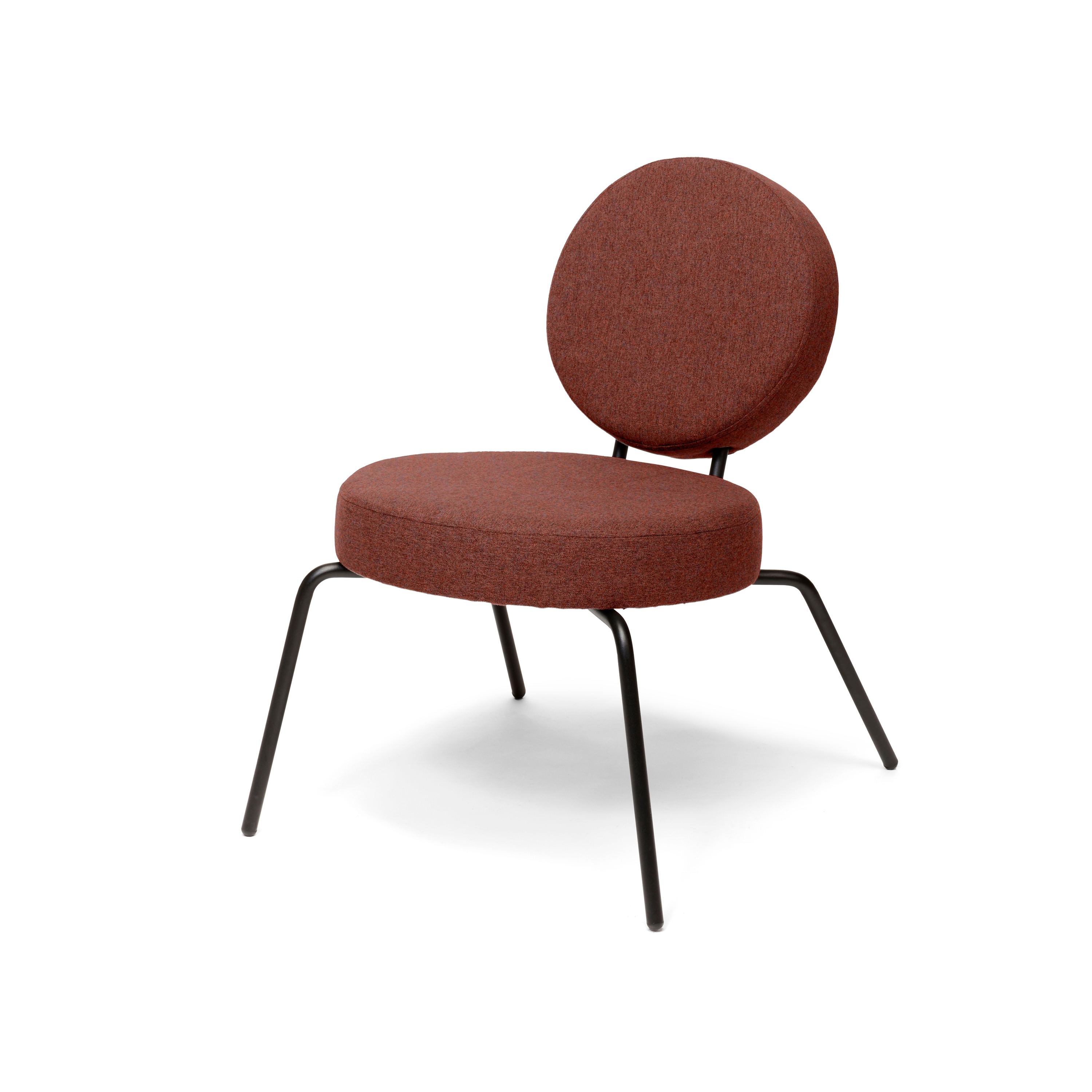 Option Lounge Terracotta, Round seat, round backrest