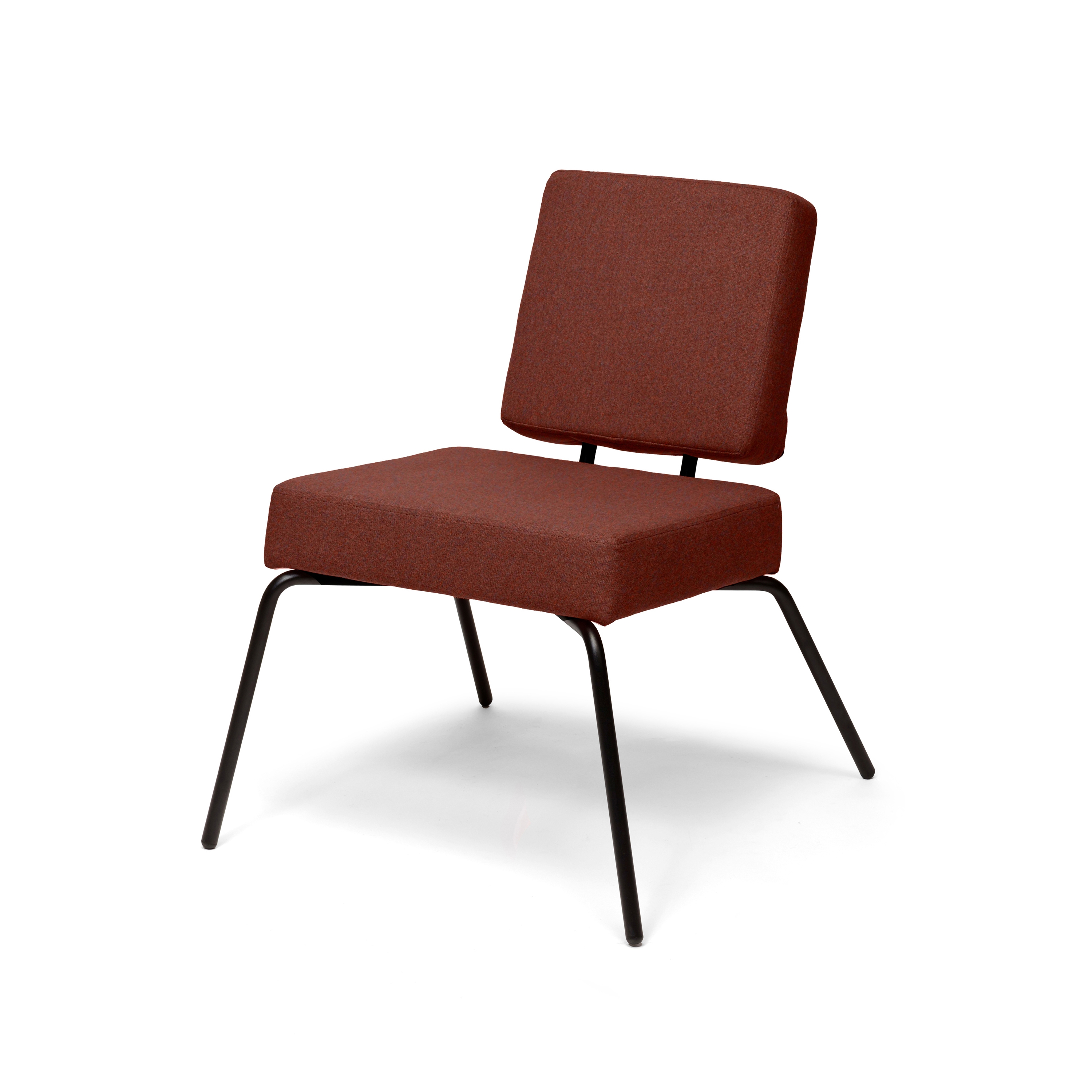 Option Lounge Terracotta, Square seat, square backrest