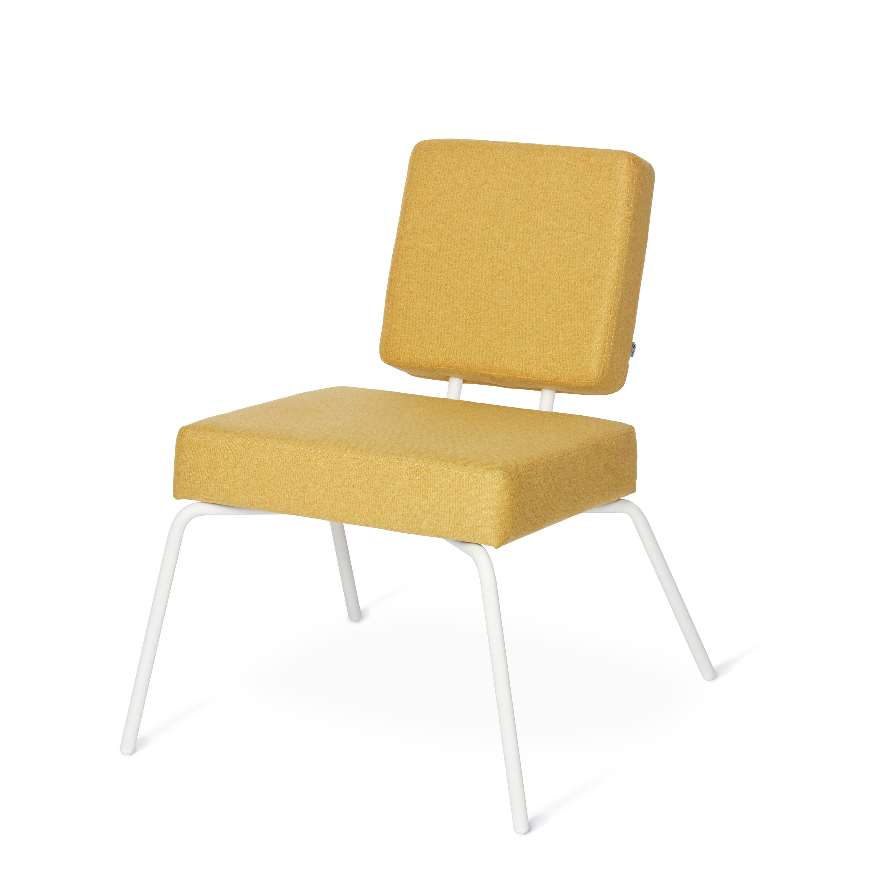 Option Lounge Yellow, Square seat, square backrest