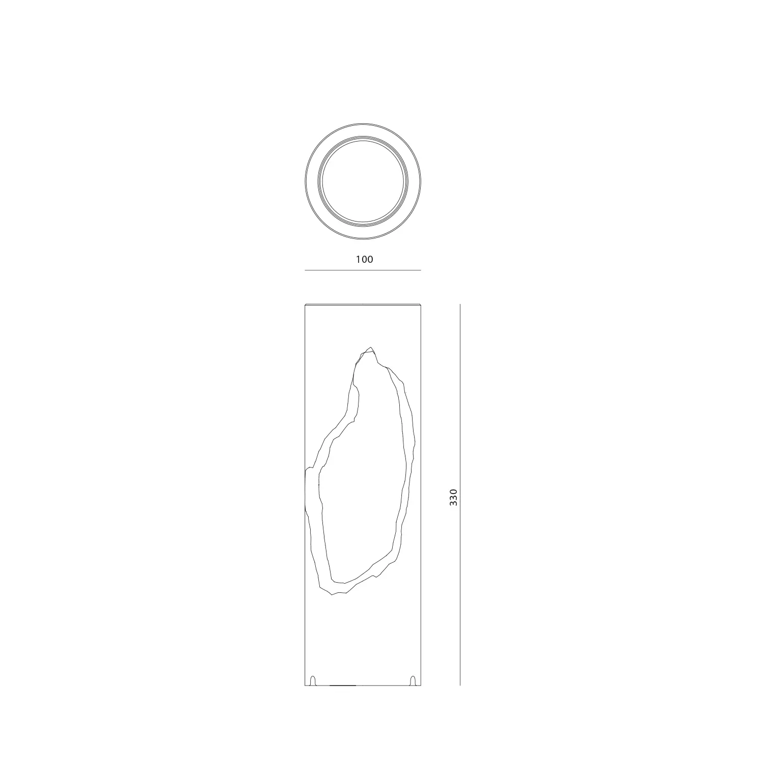 Urbi et Orbi - Strata Table Lamp