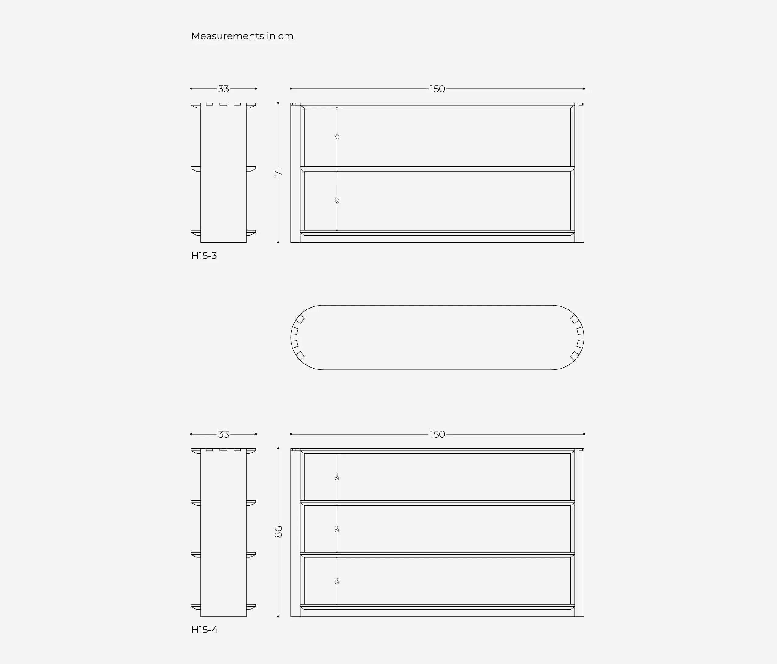 Ringvide Studio - Haiku 130-3 level. Natural oiled ash