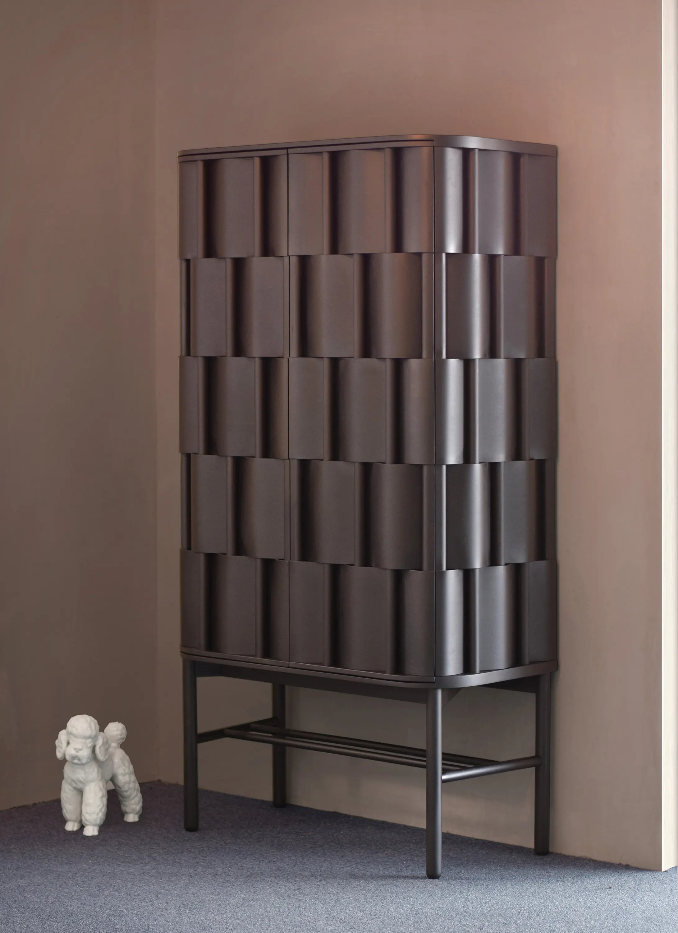 Ringvide Studio - Weave 86. Black oiled birch
