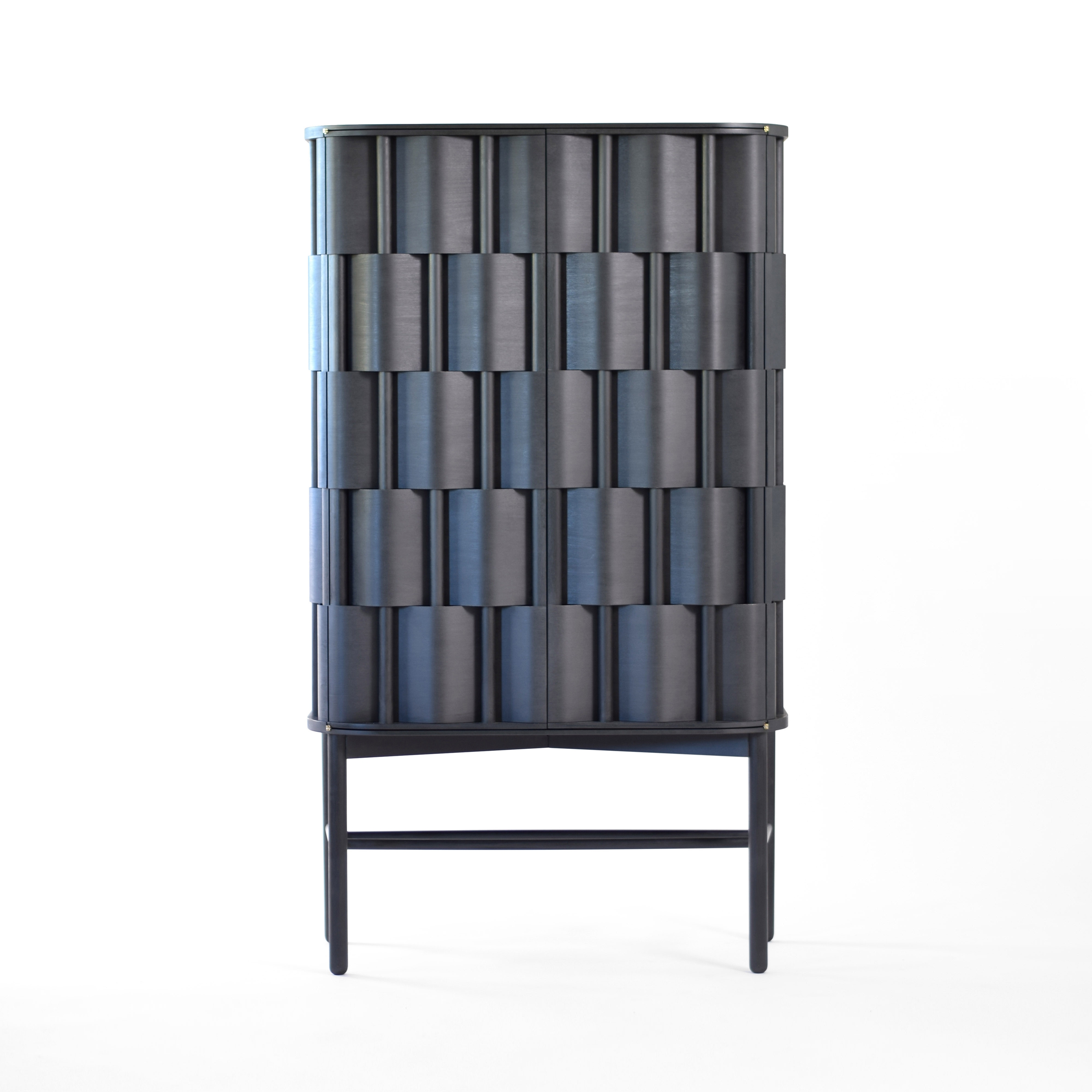 Weave 86. Black oiled birch