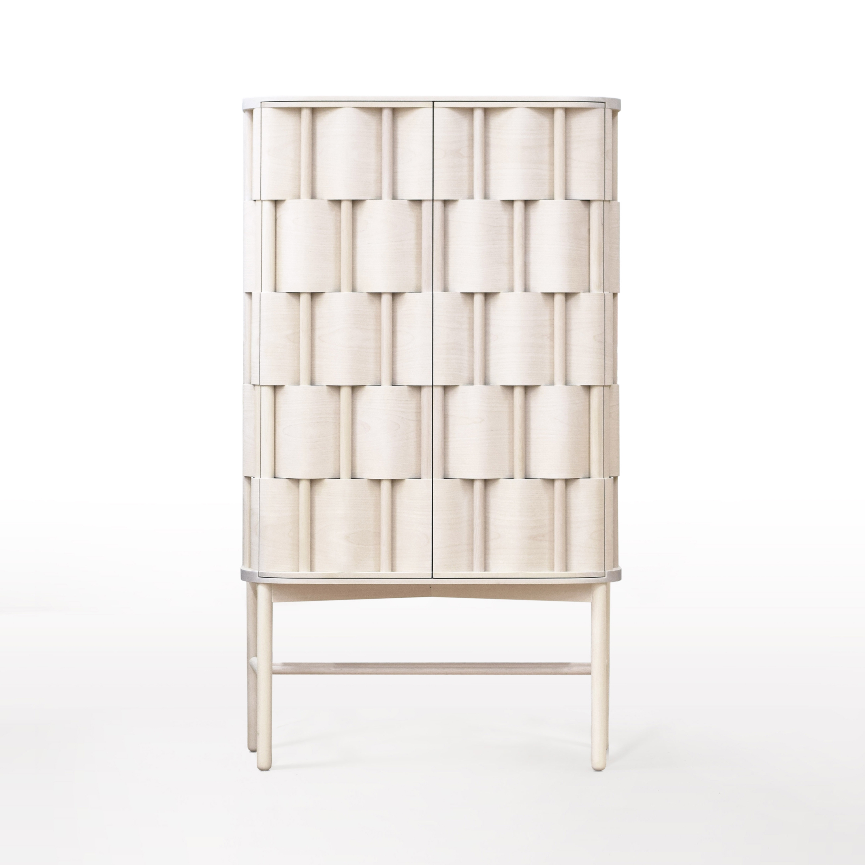 Display product Weave 86. Natural white oiled birch from manufacturer Ringvide Studio