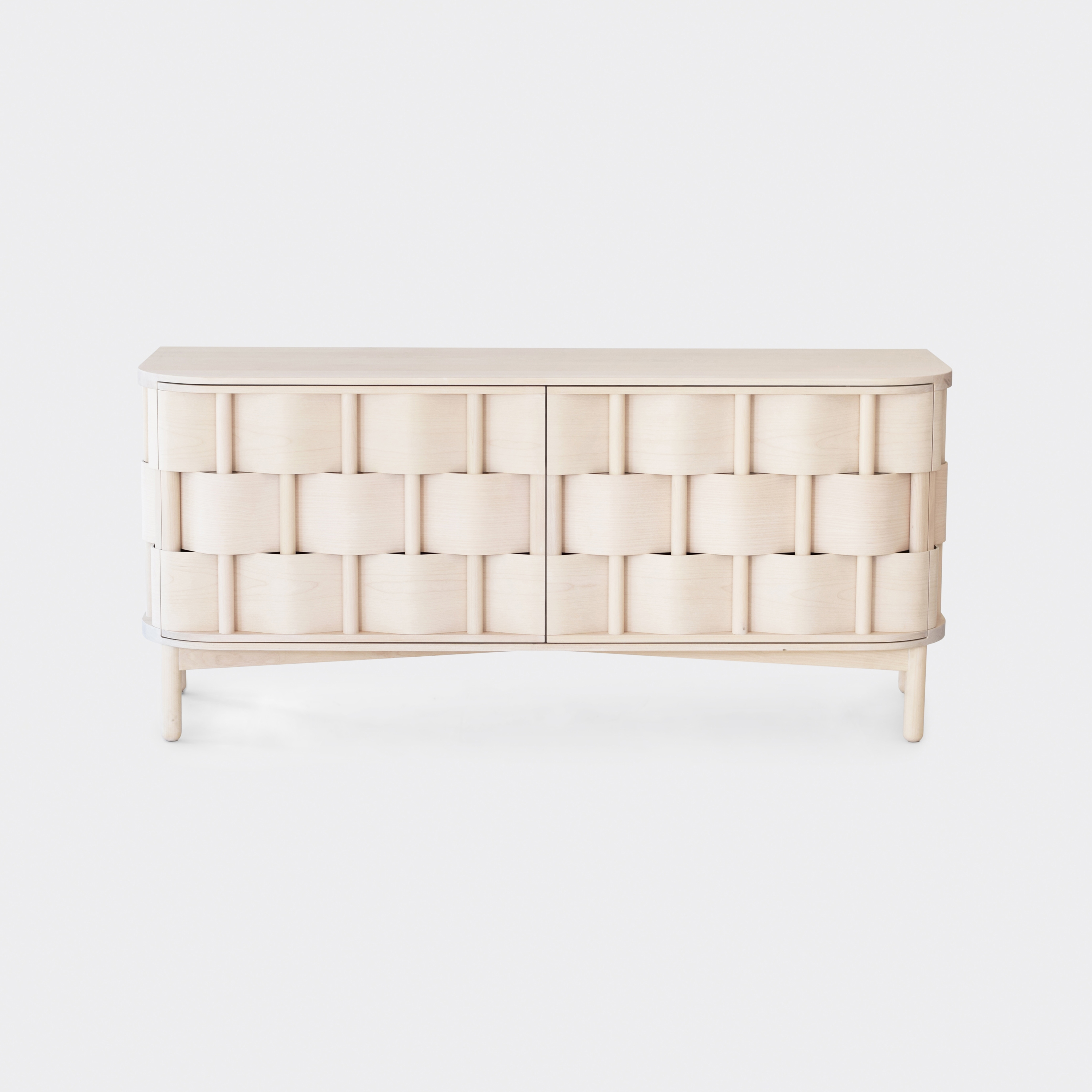 Display product Weave 133. Natural white oiled birch from manufacturer Ringvide Studio