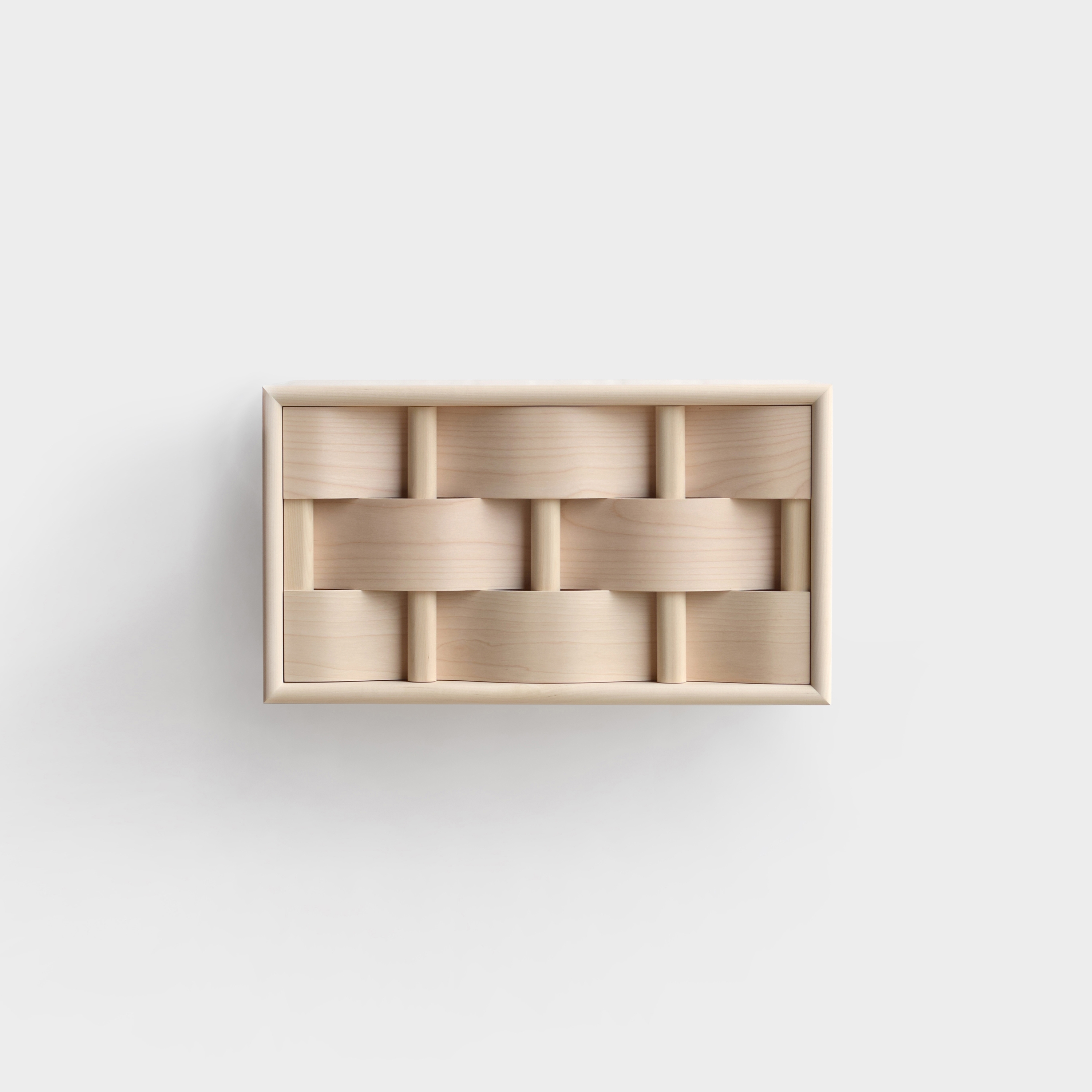 Produkt Weave bedside 45. Birch wood, natural oil des Herstellers Ringvide Studio anzeigen