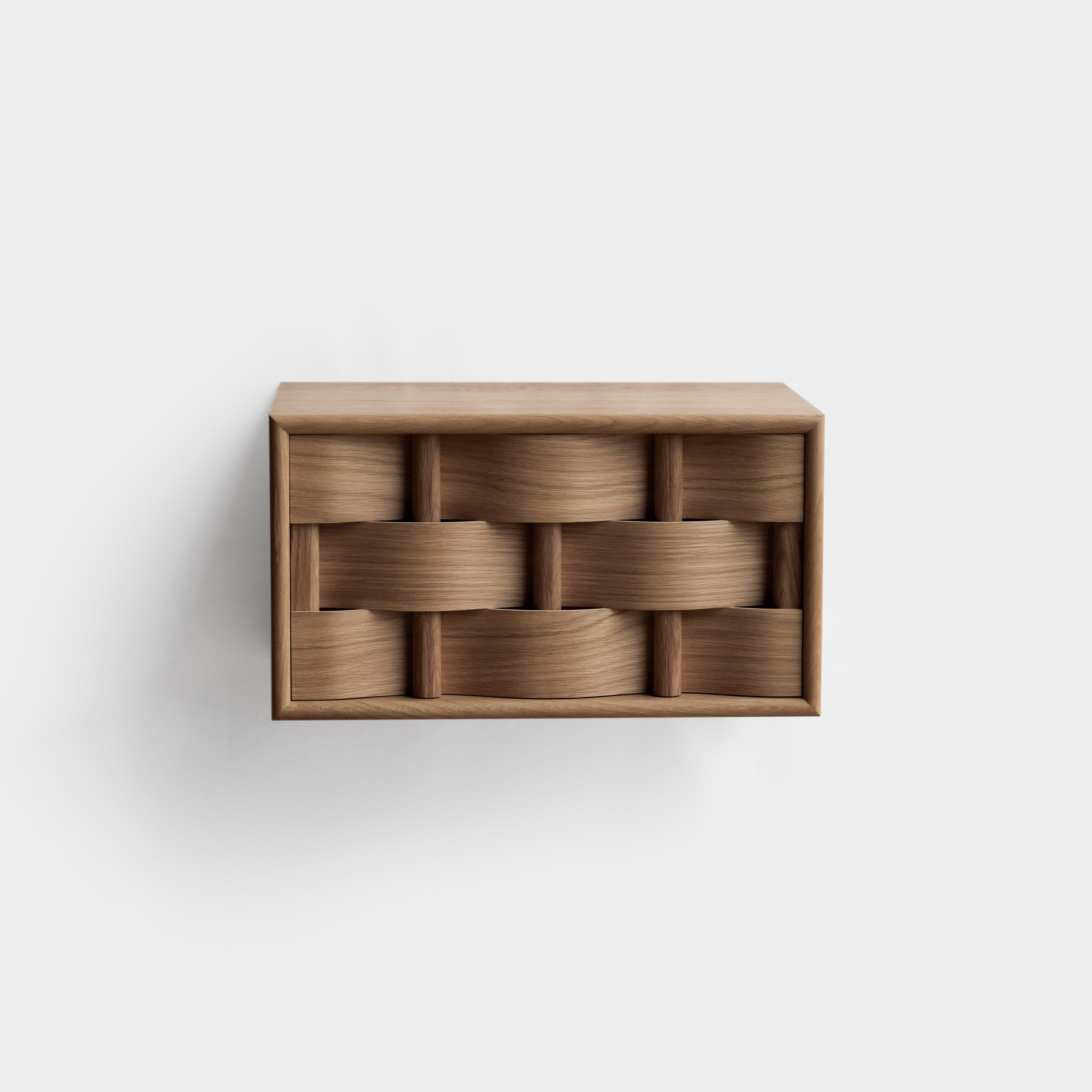 Weave bedside 45. Oak wood, natural oil