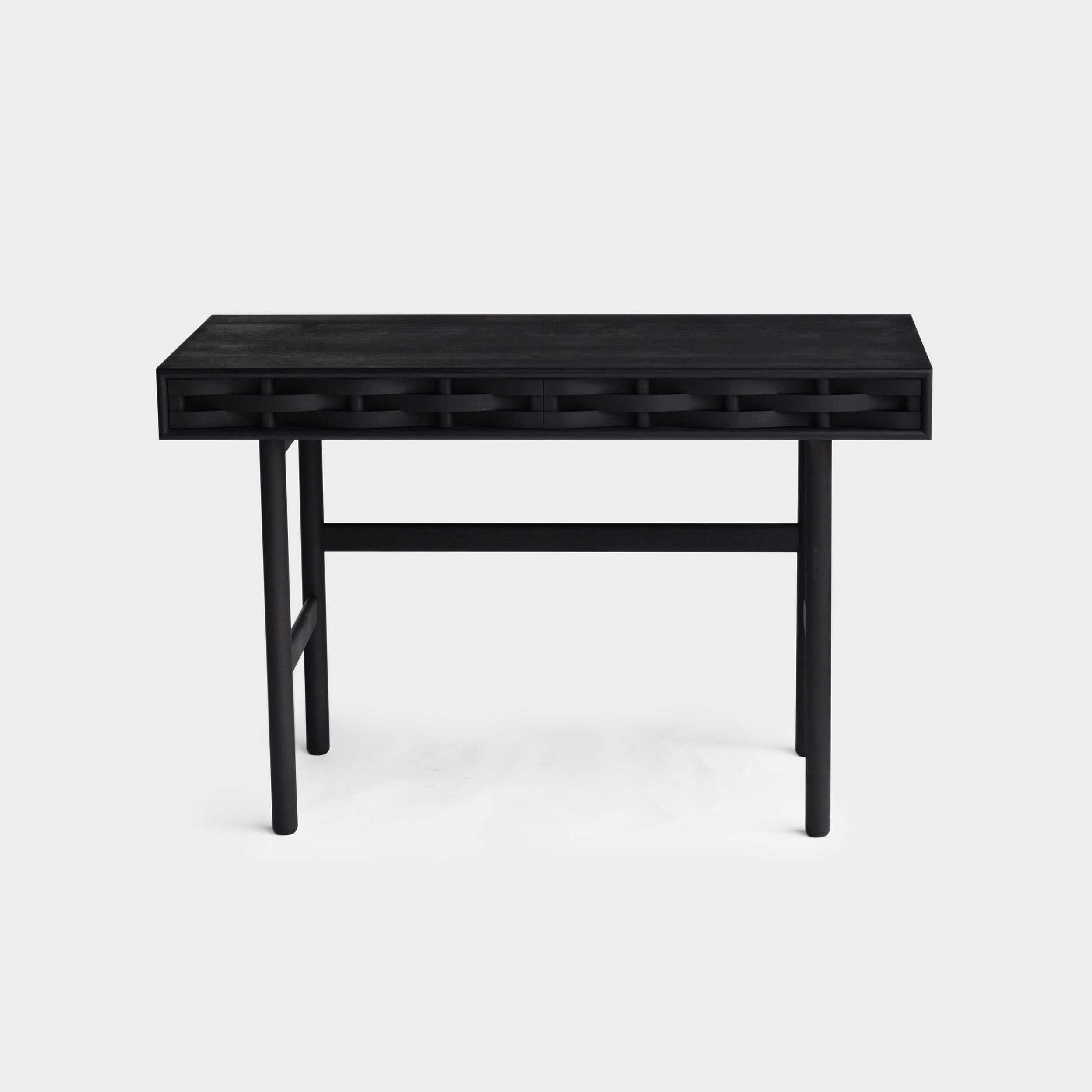 Weave desk. Birch wood, black oil