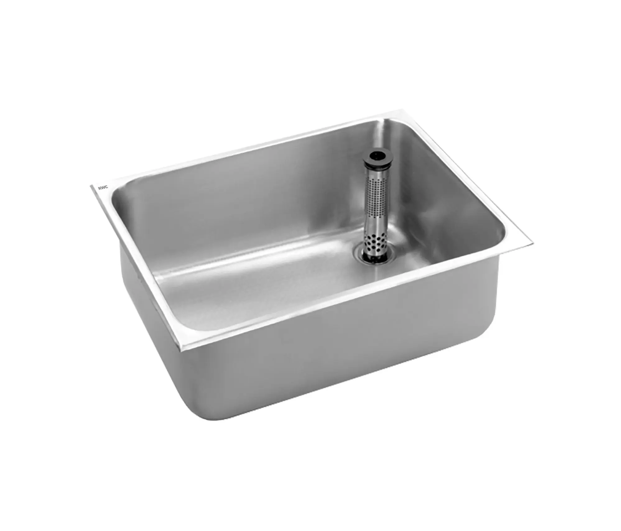 KWC Professional - SIRIUS basin to be installed from above, rear-right waste