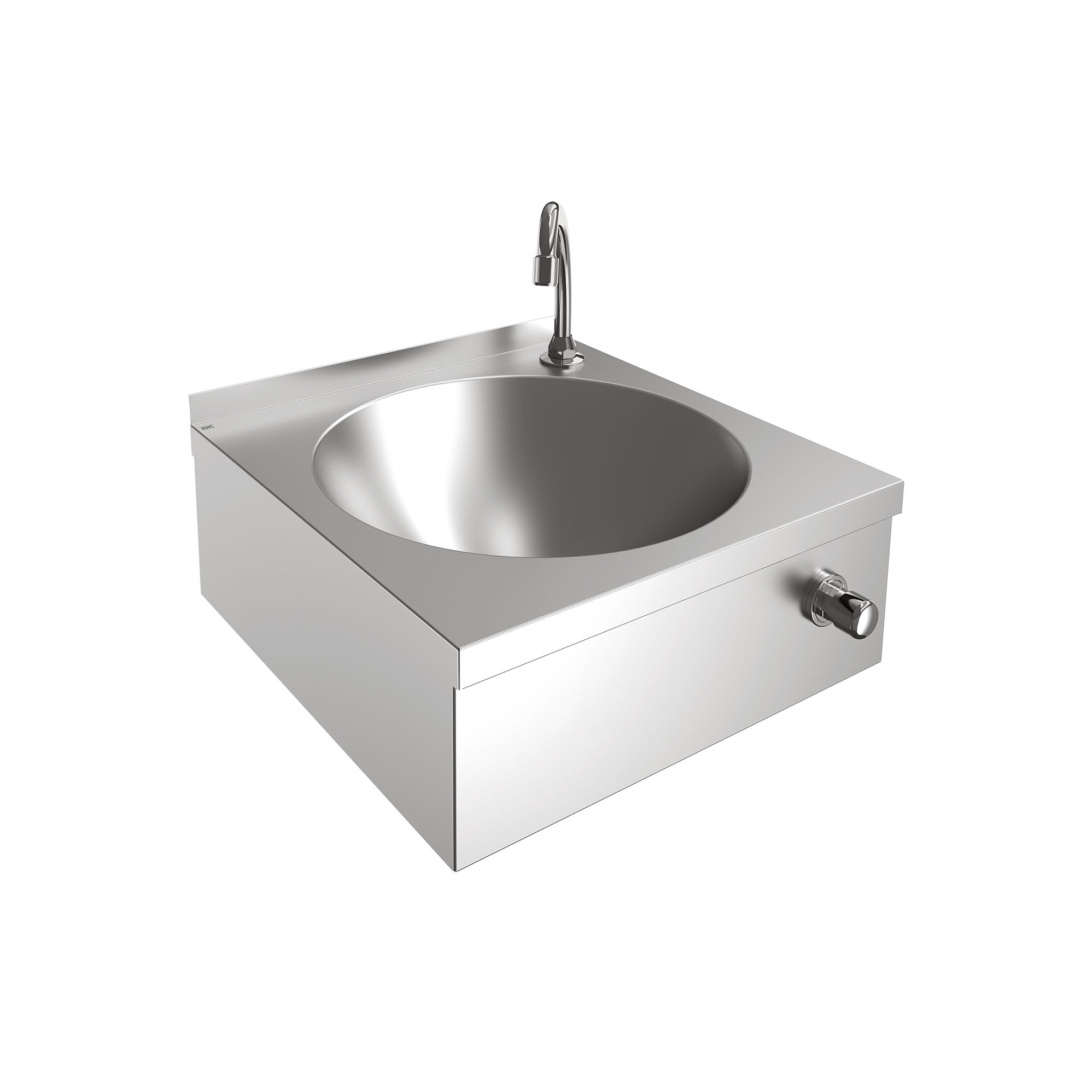 Mostrar el producto Lavabo individual ANIMA con accionamiento con la rodilla o con la cadera del fabricante KWC Professional