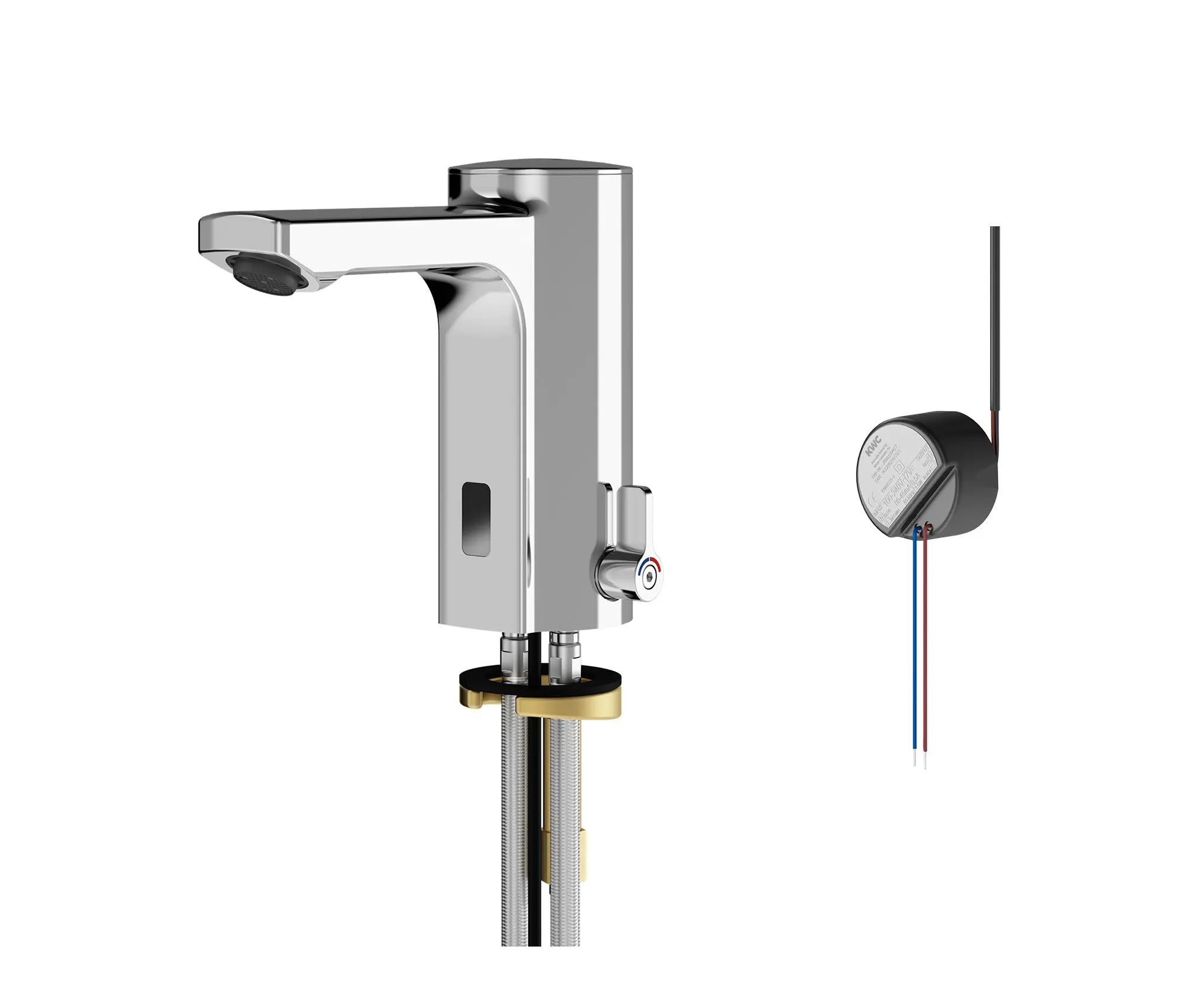 KWC Professional - F5E-Mix Grifo de pie con sistema electrónico