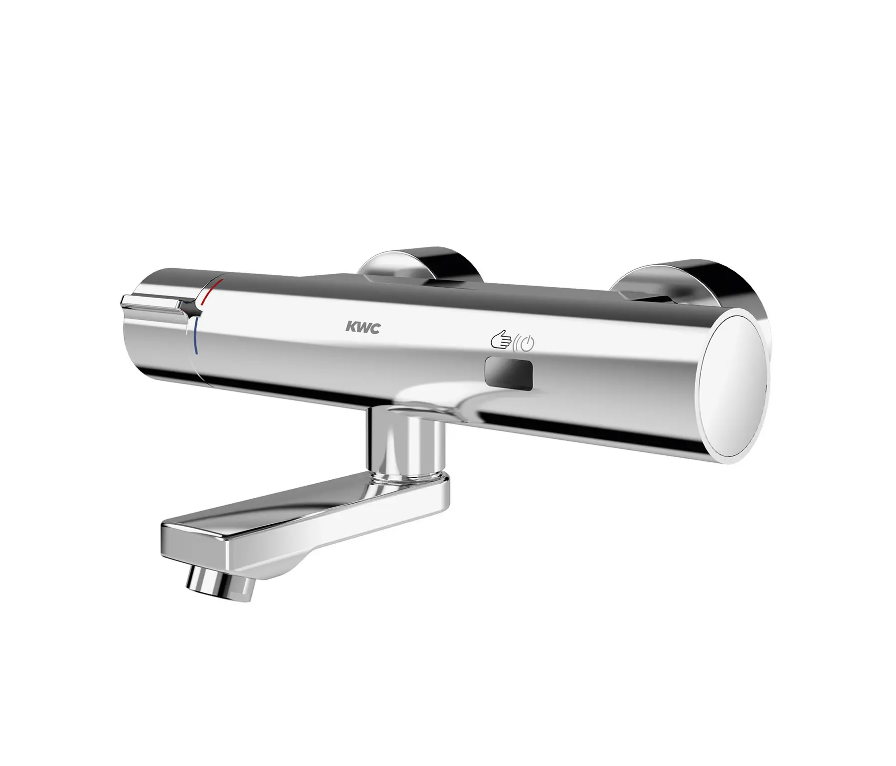 KWC Professional - F5E-Therm Electronic thermostatic wall-mounted mixer for separate power supply