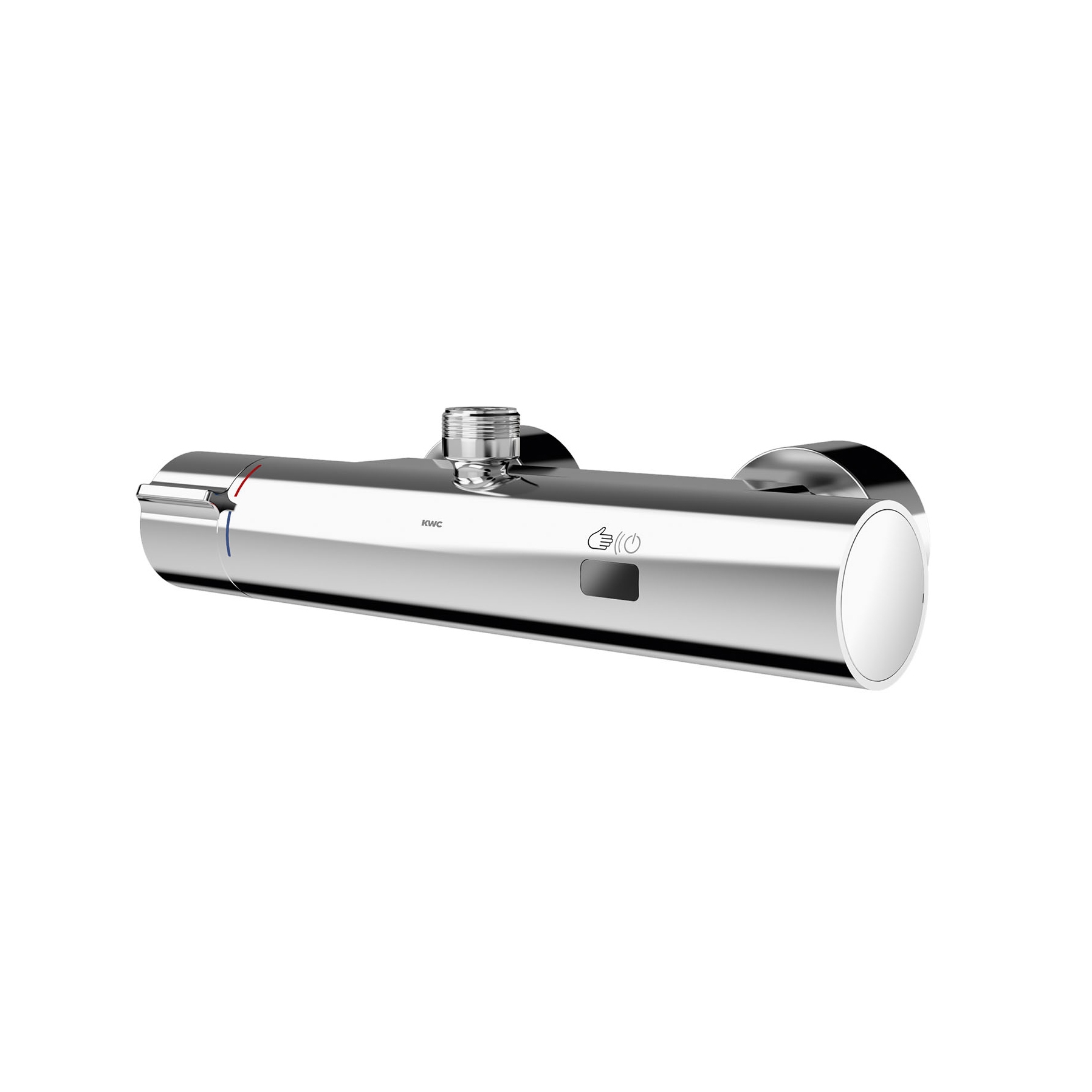 Vertoon produk F5E-Therm electronic thermostatic wall-mounted mixer with battery operation van vervaardiger KWC Professional