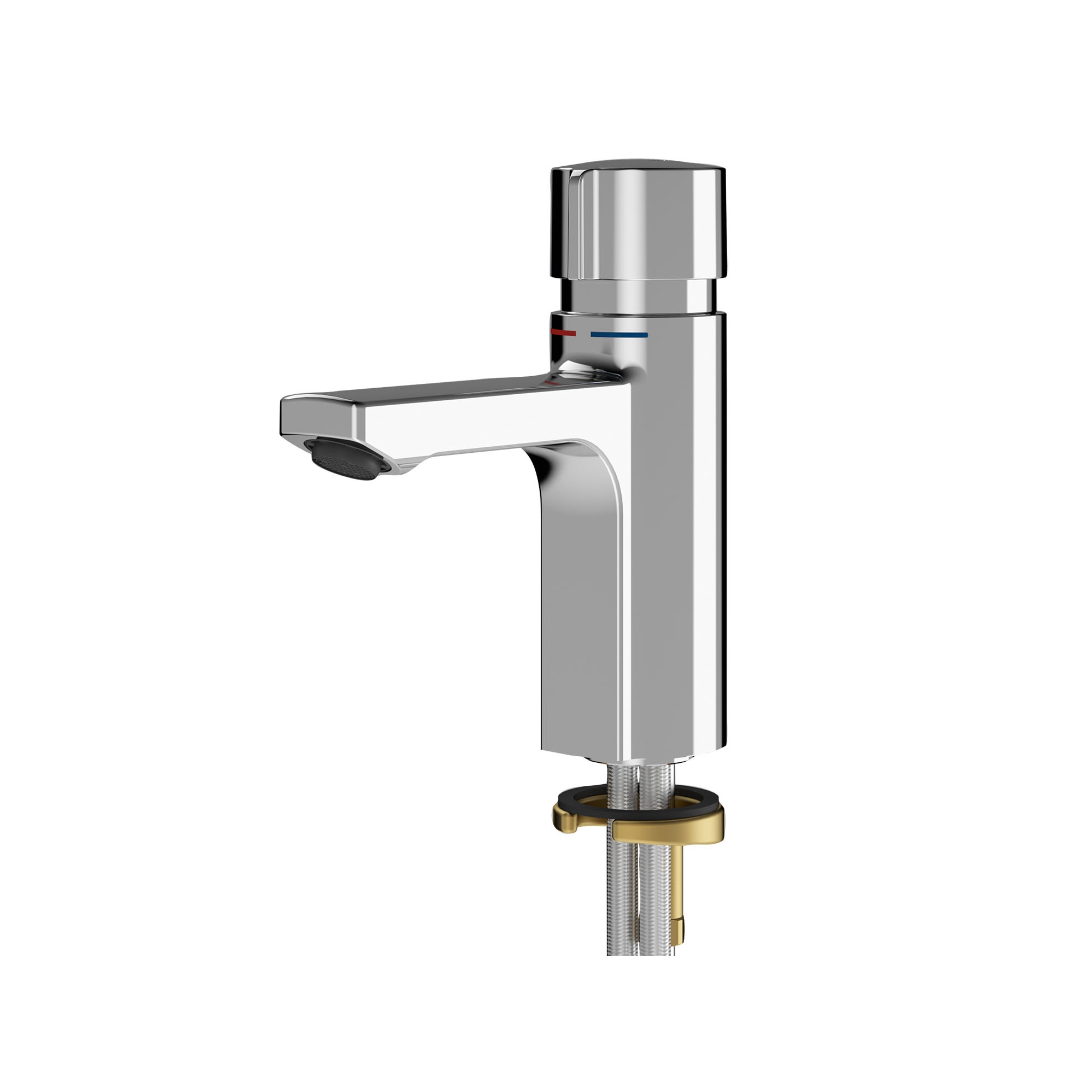 Display product F5S-Mix self-closing pillar mixer from manufacturer KWC Professional