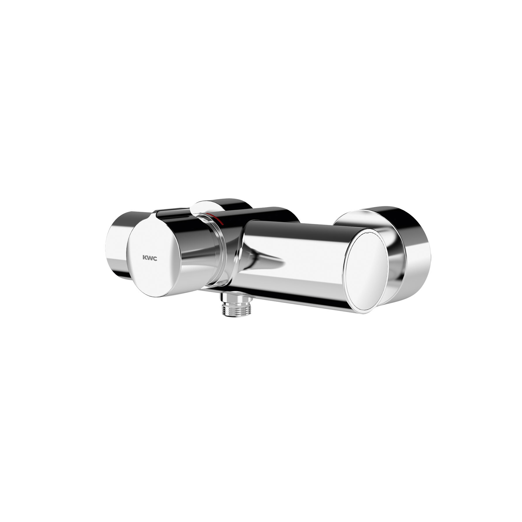 Display product F5S-Mix self-closing wall-mounted mixer with hand shower connection from manufacturer KWC Professional