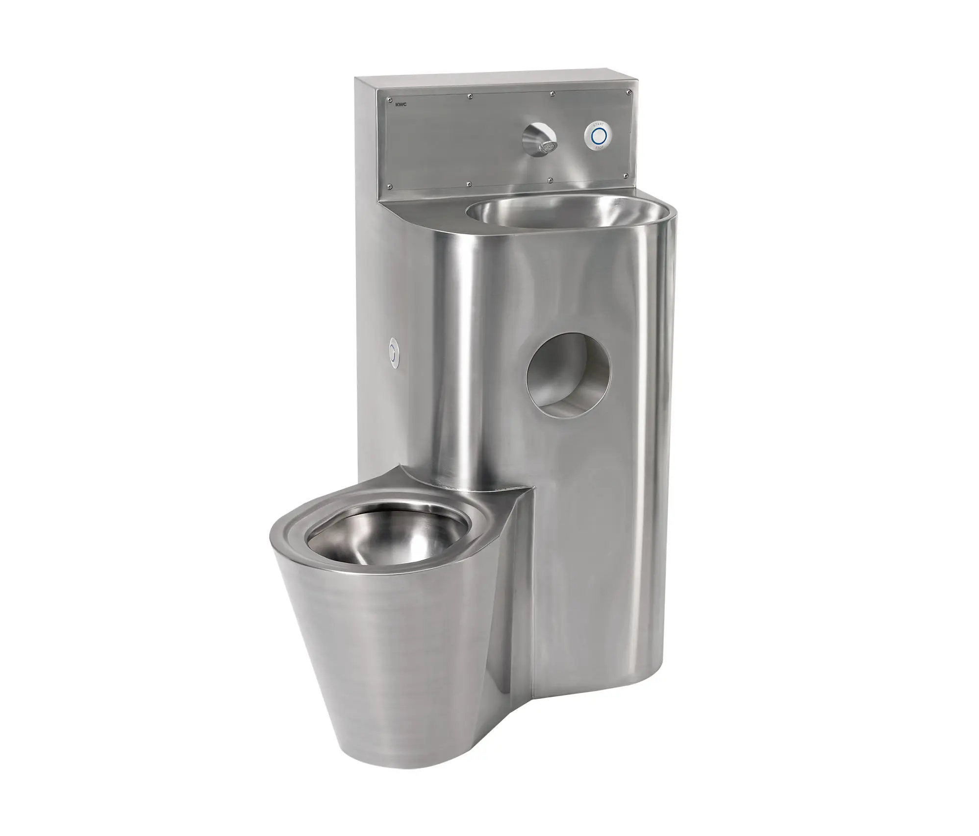 KWC Professional - Combinación de lavabo e inodoro HEAVY-DUTY