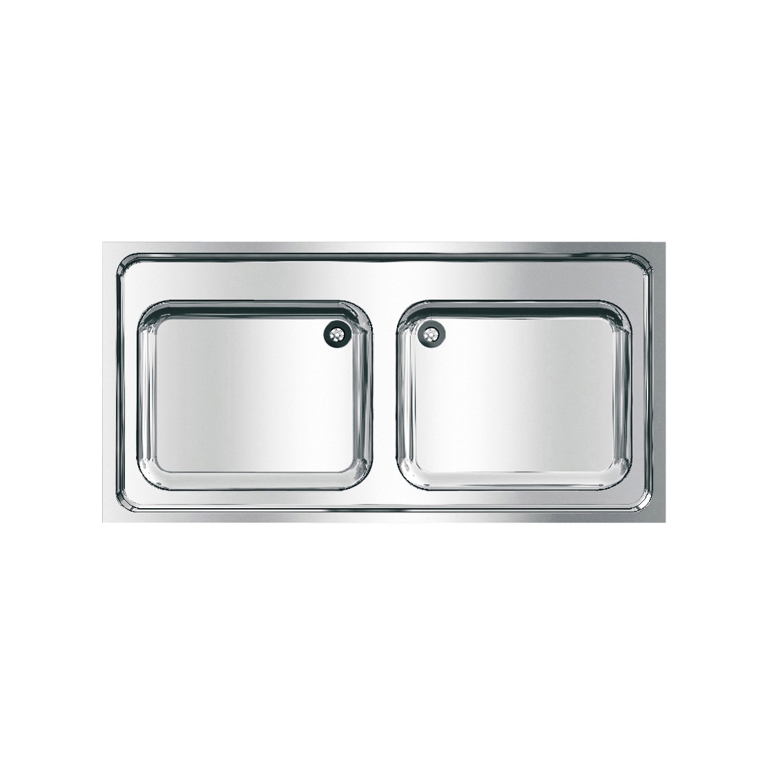 Display product MAXIMA SET commercial sink and underframe from manufacturer KWC Professional
