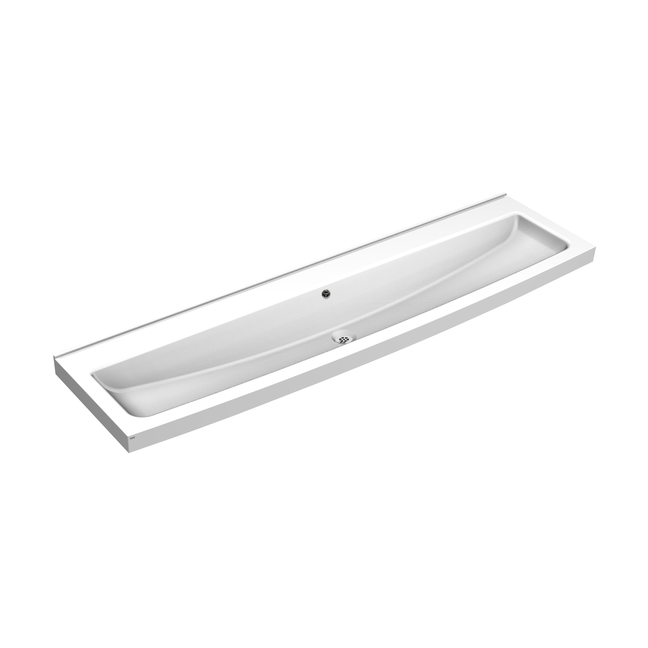 Display product SOLX Washtrough with 3 wash places from manufacturer KWC Professional