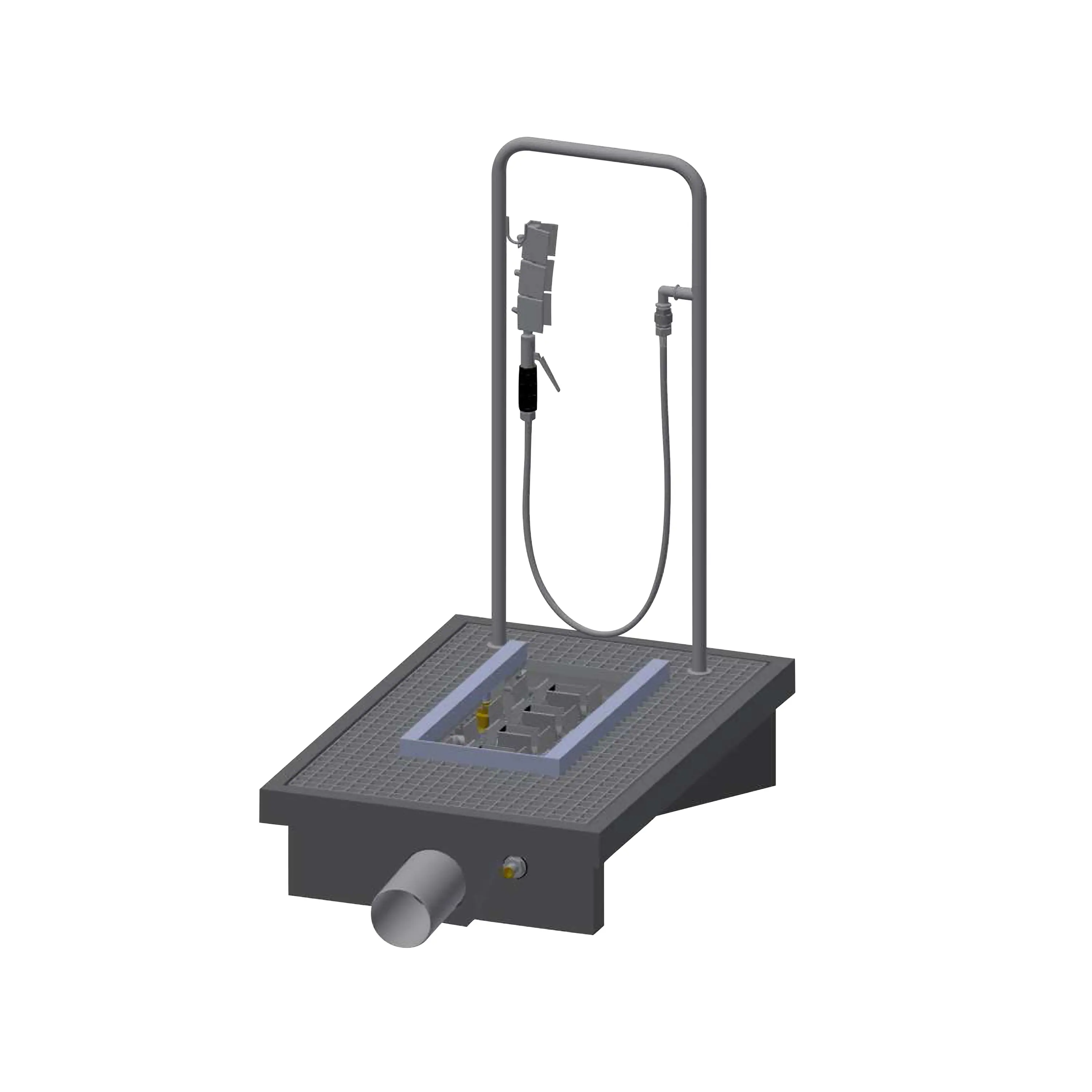 KWC Professional - SIRIUS Stiefelreinigungsanlage für Boden-Einbaumontage