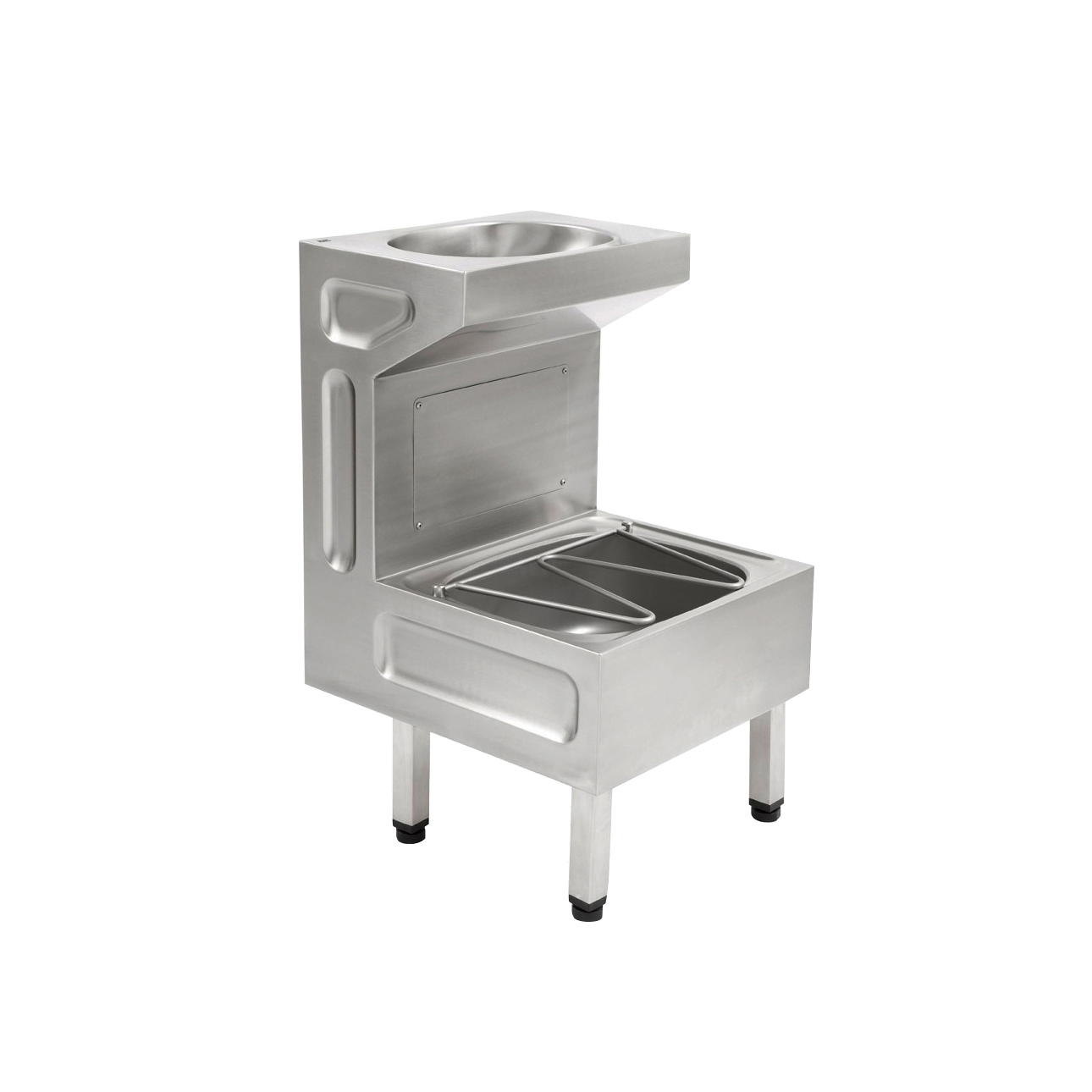 Display product SIRIUS stand drain - washbasin combination from manufacturer KWC Professional