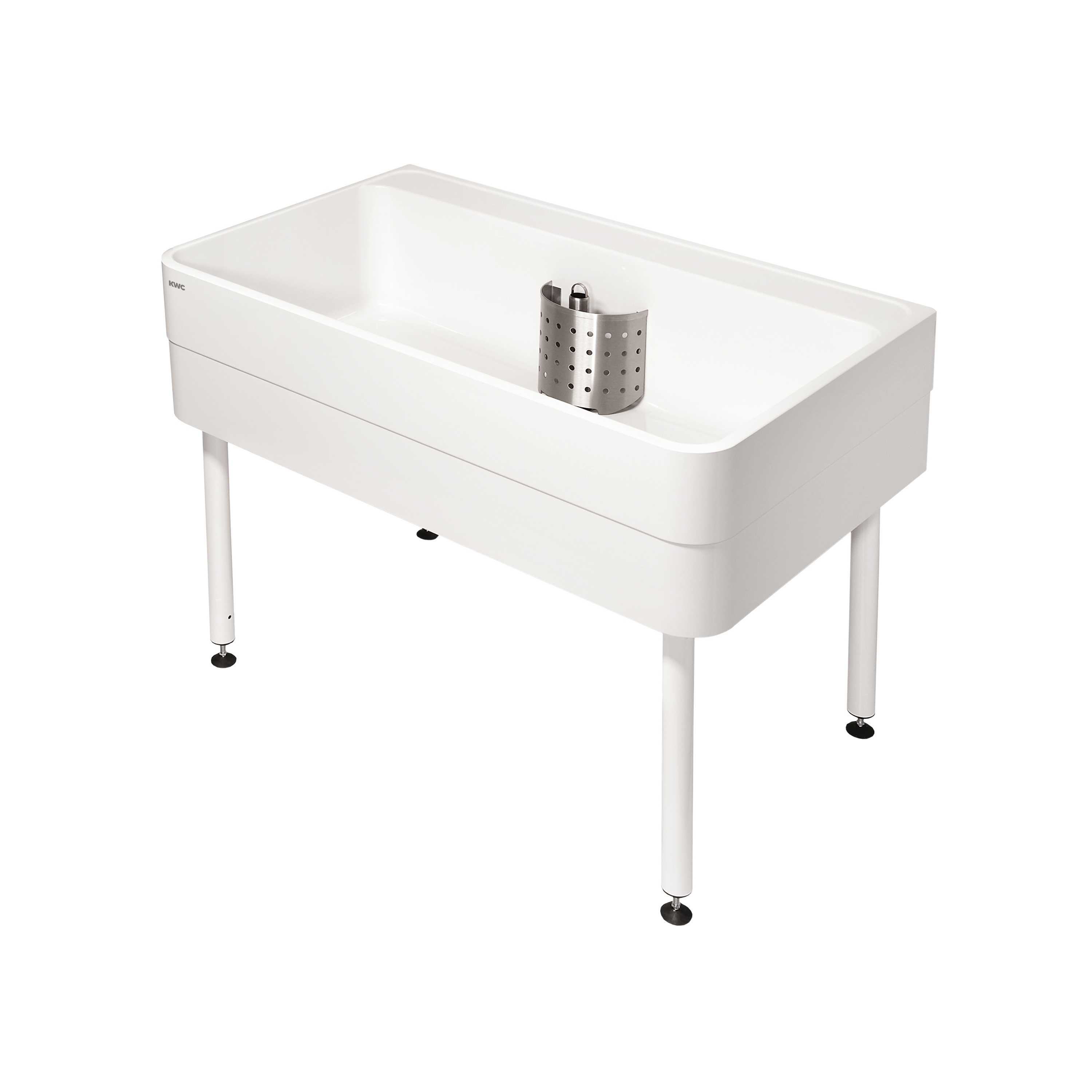 Vertoon produk SIRIUS Workroom sink with tap ledge and stand pipe valve van vervaardiger KWC Professional