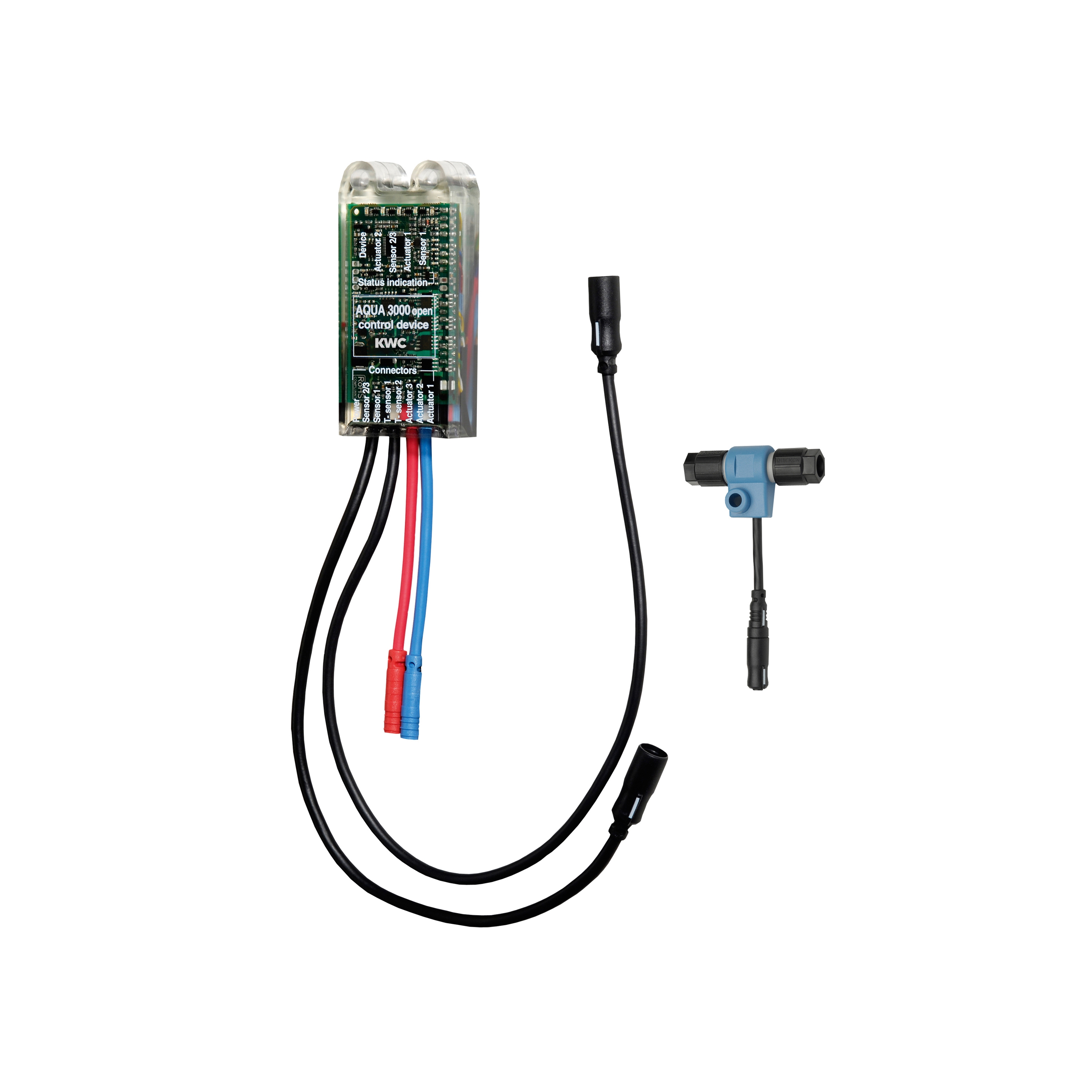 Display product AQUA 3000 open Electronic module EM5 for F5 washbasin fitting from manufacturer KWC Professional
