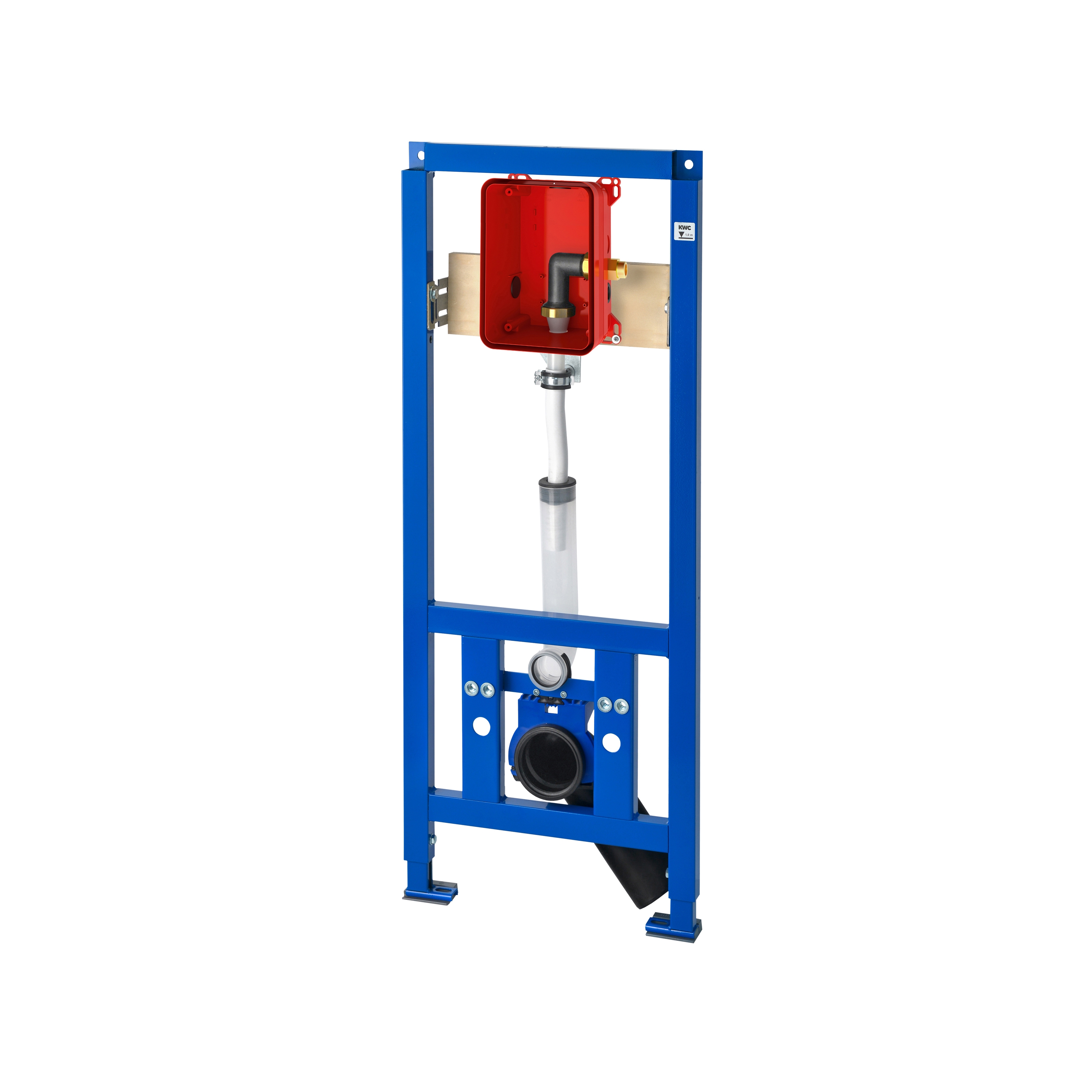 Display product AQUAFIX installation frame with WC flush valve for in-wall installation from manufacturer KWC Professional