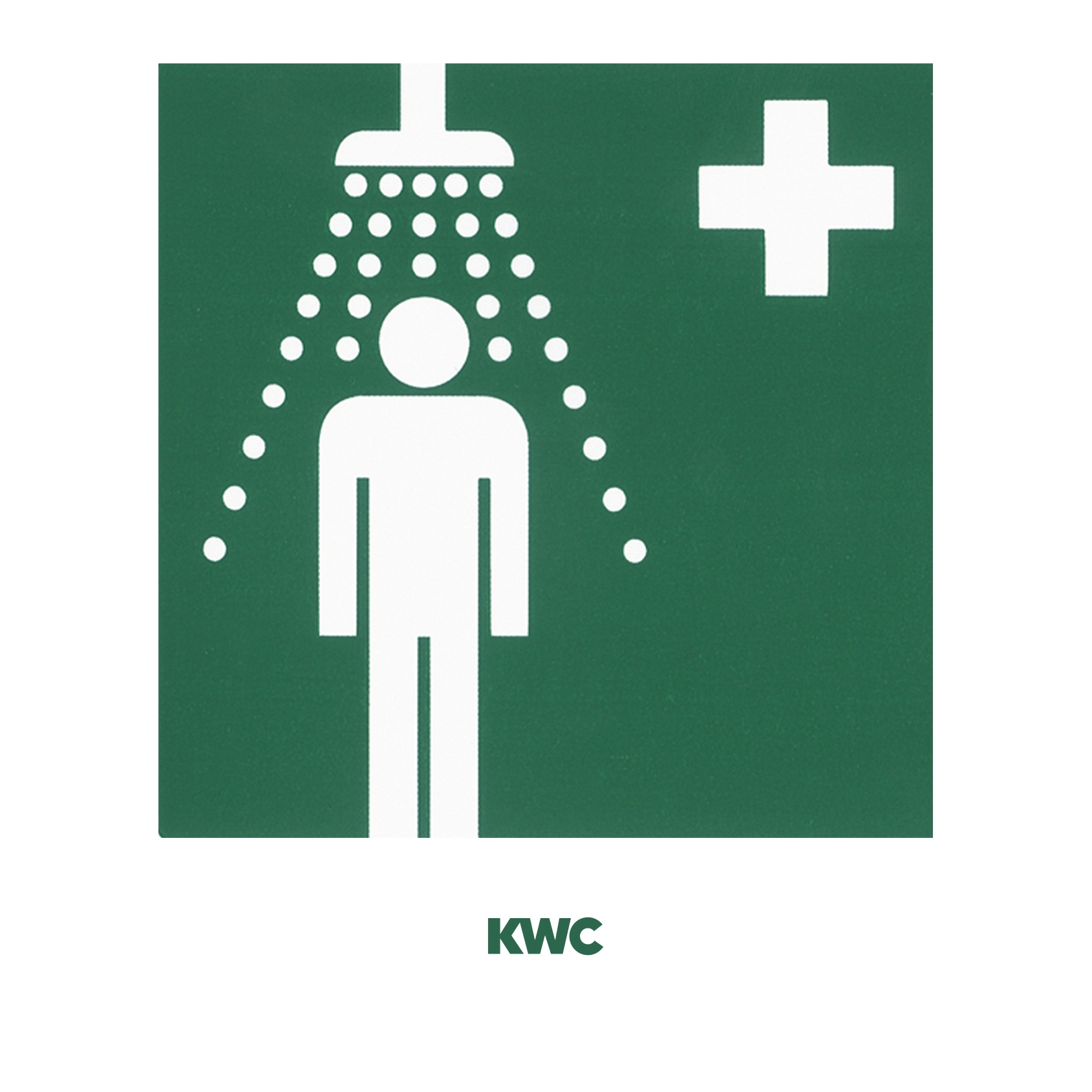 Produkt EMERGENCY SHOWERS Sicherheitszeichen Notdusche des Herstellers KWC Professional anzeigen