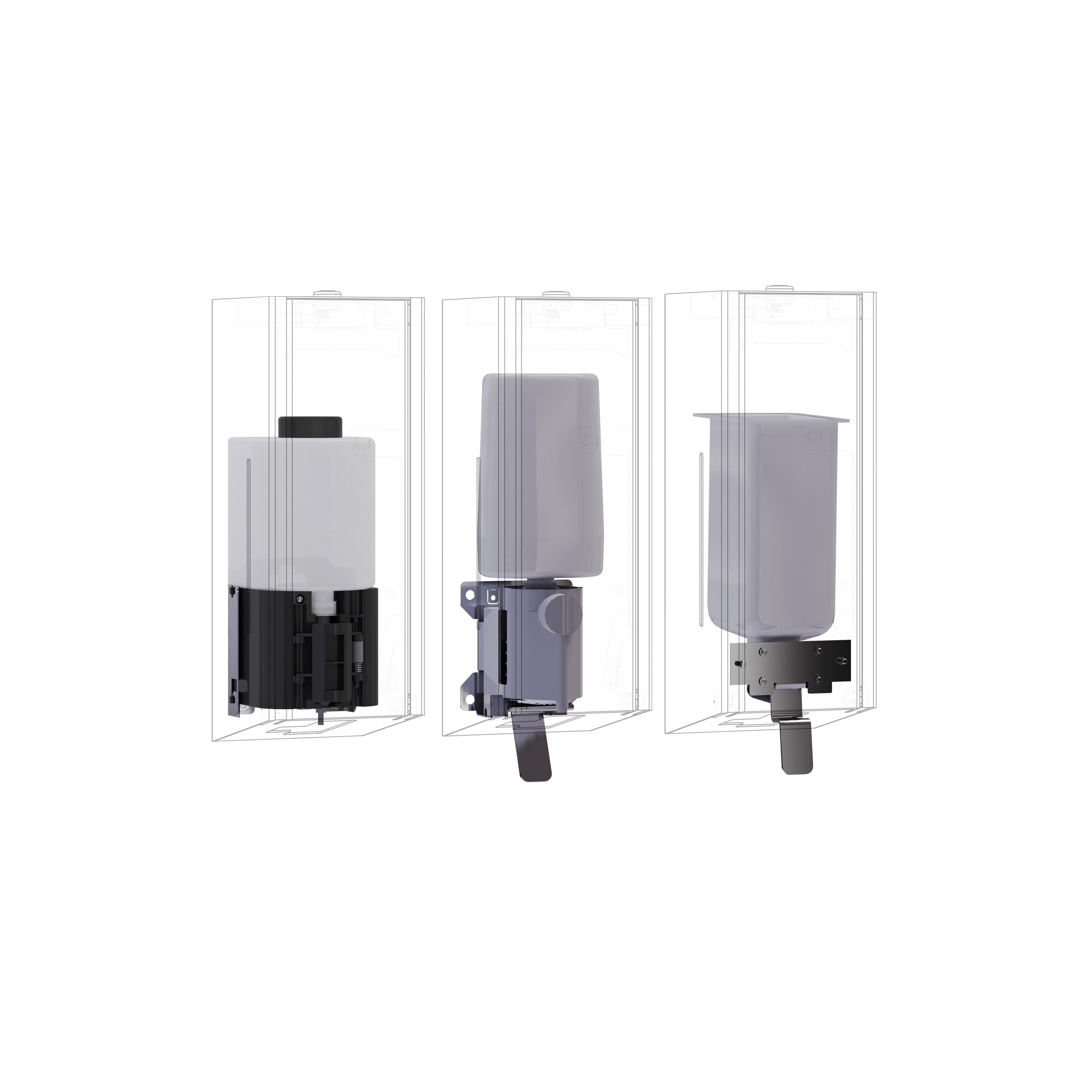 Produkt EXOS. Umrüstkit für EXOS. Seifenspender des Herstellers KWC Professional anzeigen