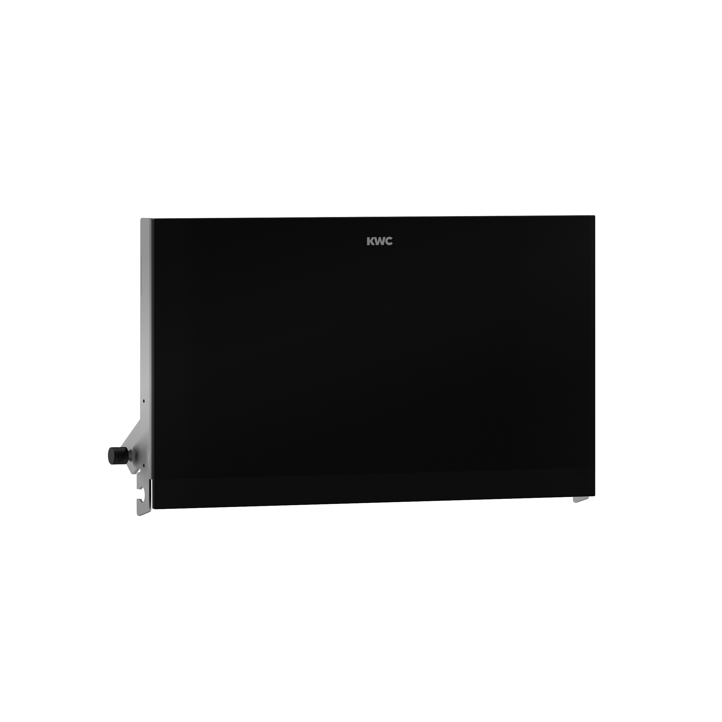 Produkt EXOS. Front mit schwarzem ESG-Glas des Herstellers KWC Professional anzeigen
