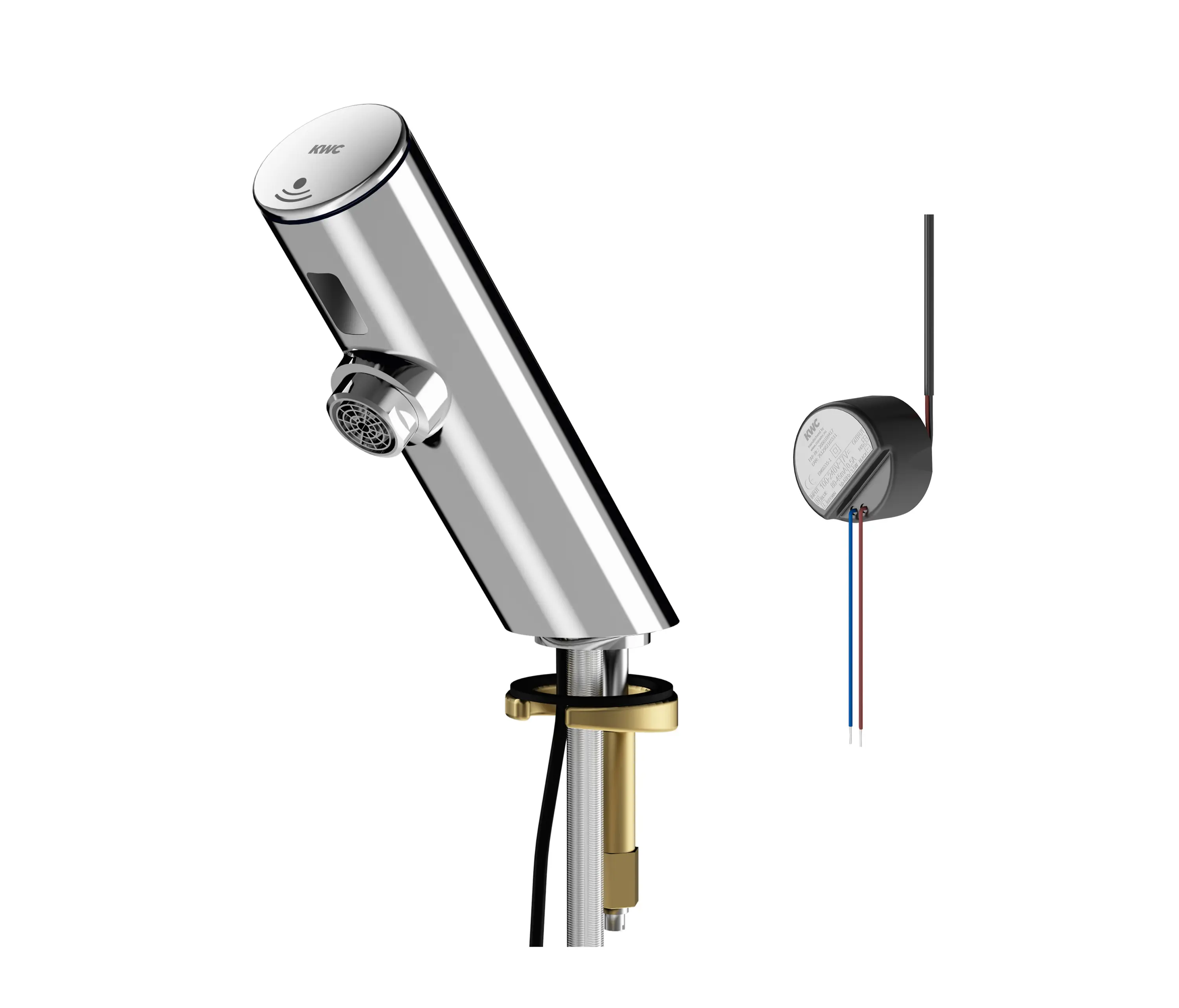 KWC Professional - F3E Válvula de tubo vertical con sistema electrónico