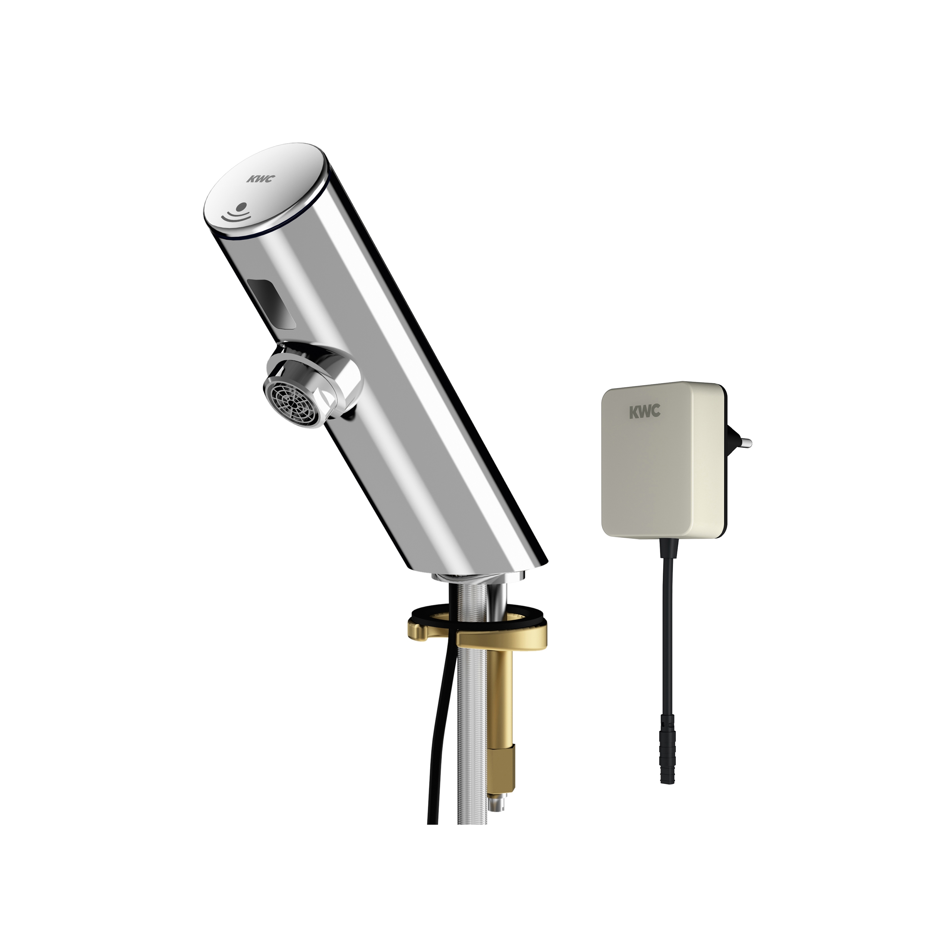 F3E electronic pillar tap with plug-in power supply unit