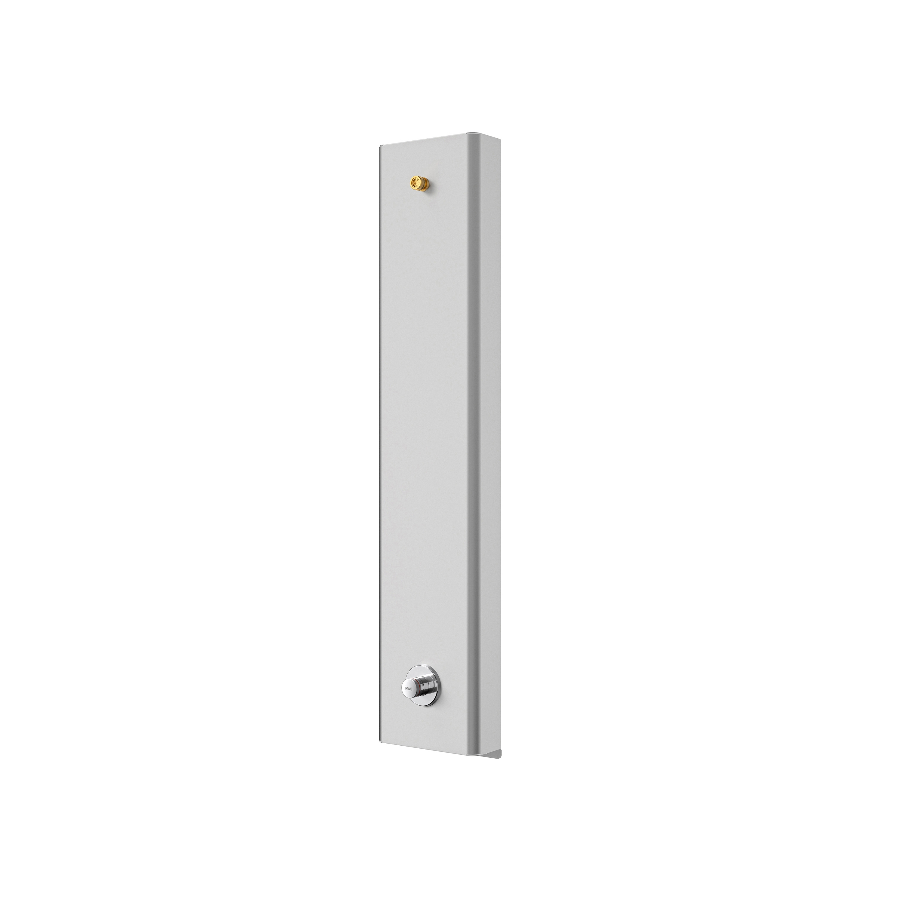Display product F3S stainless steel shower panel from manufacturer KWC Professional