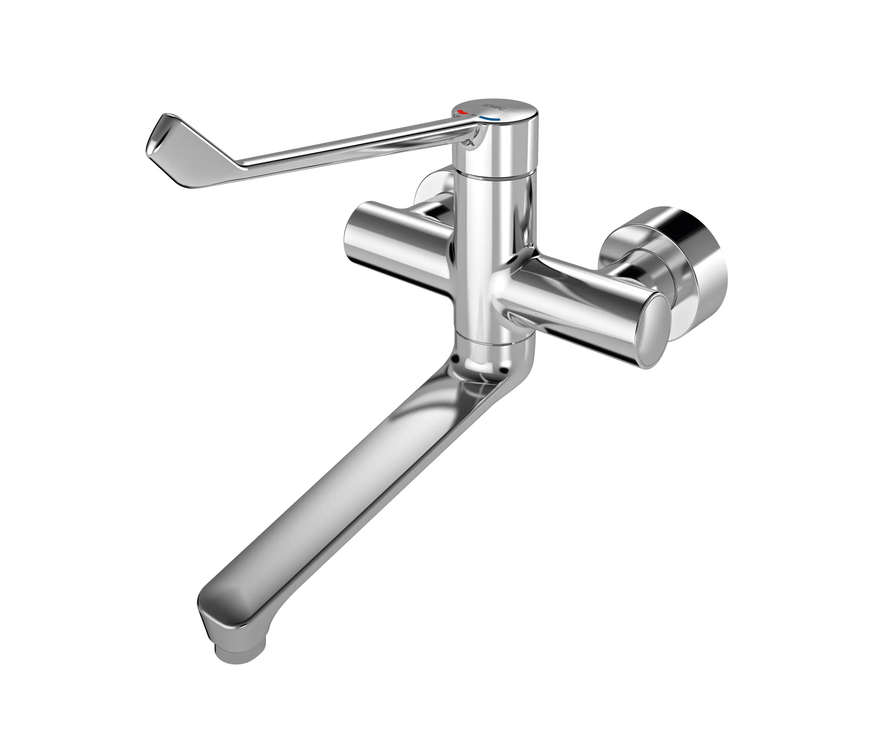 KWC Professional - F4LT-Med Thermostat-Einhebel-Wandbatterie