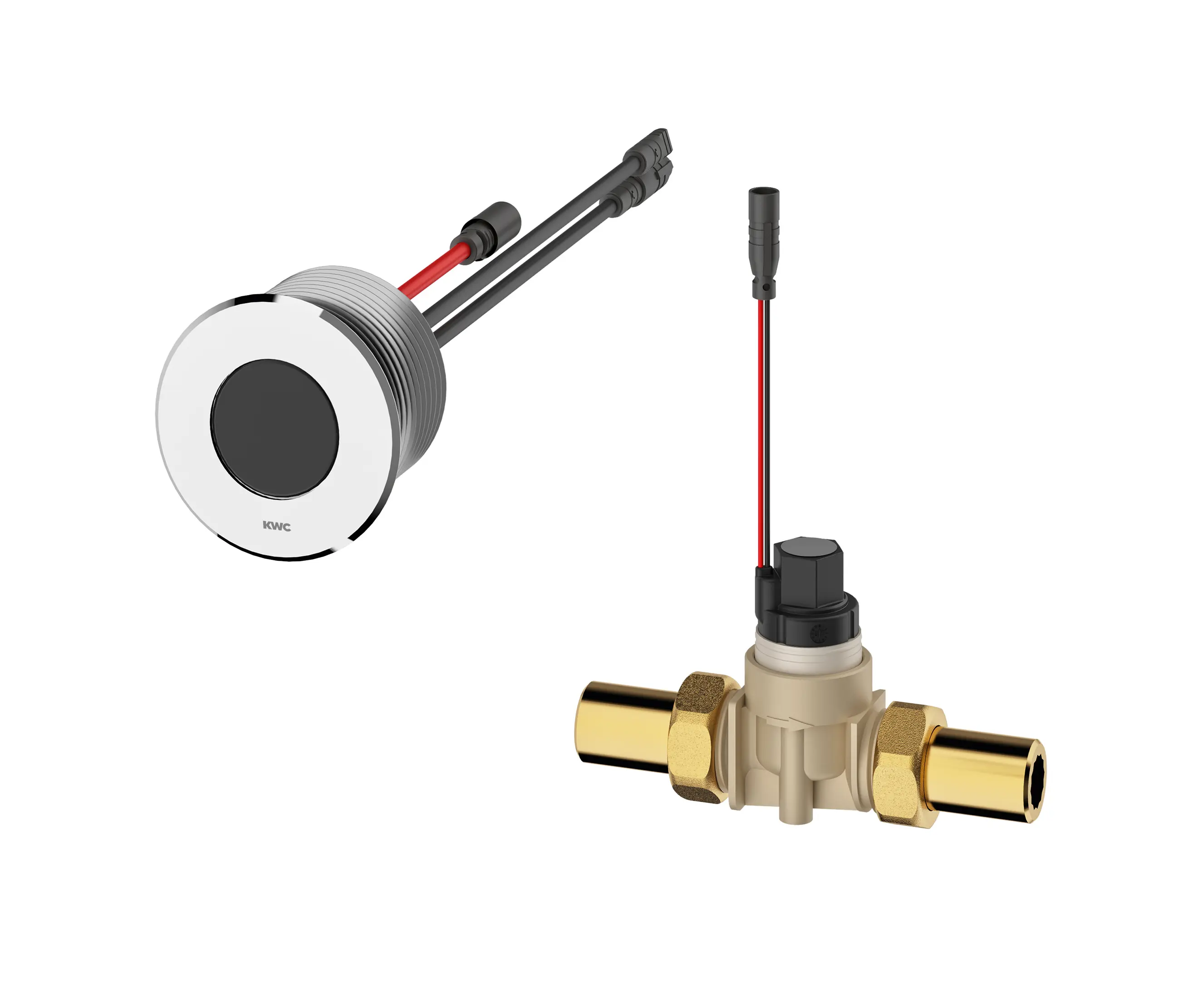 KWC Professional - F5E Urinal flush valve for concealed mounting