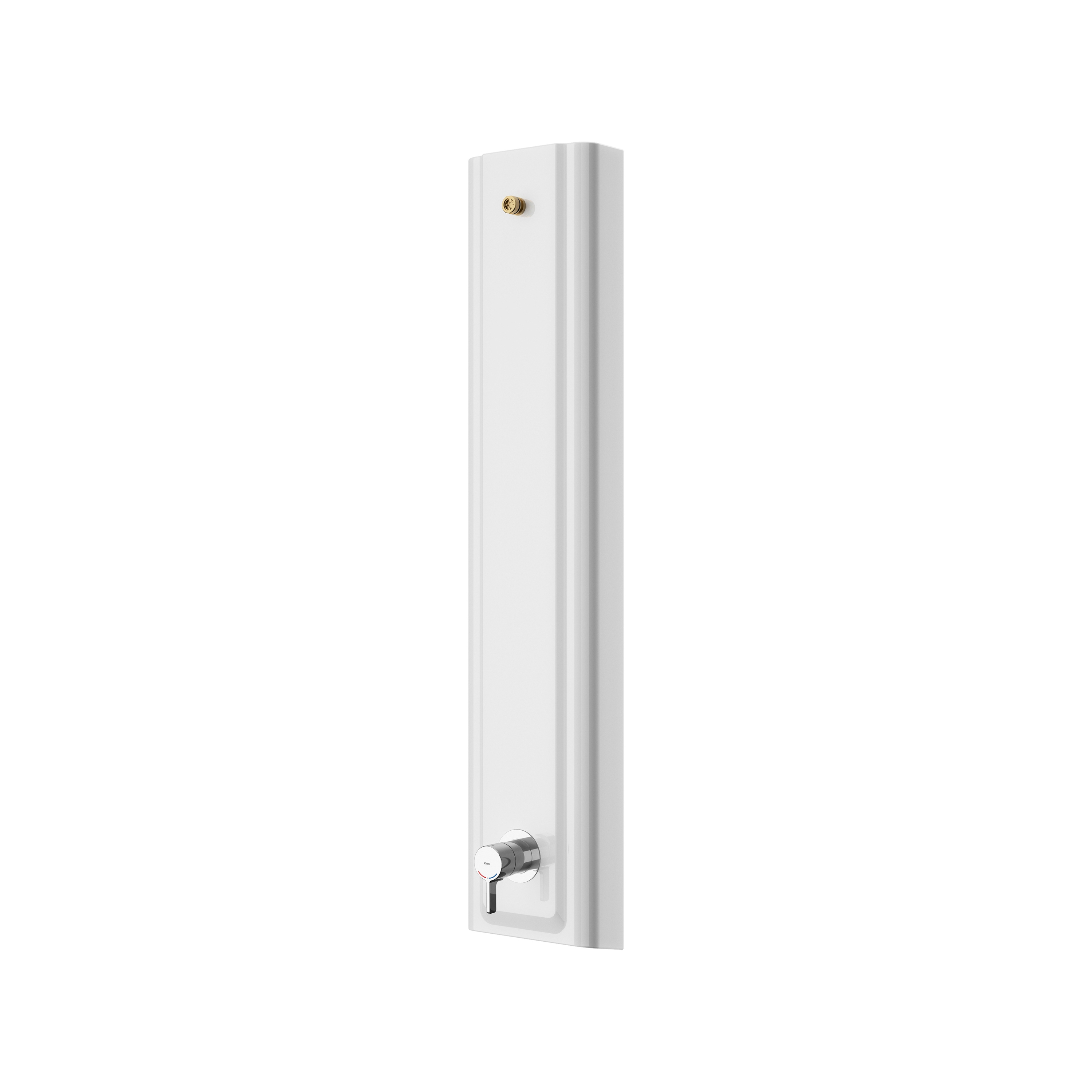 Display product F5L-Therm shower panel made of MIRANIT from manufacturer KWC Professional