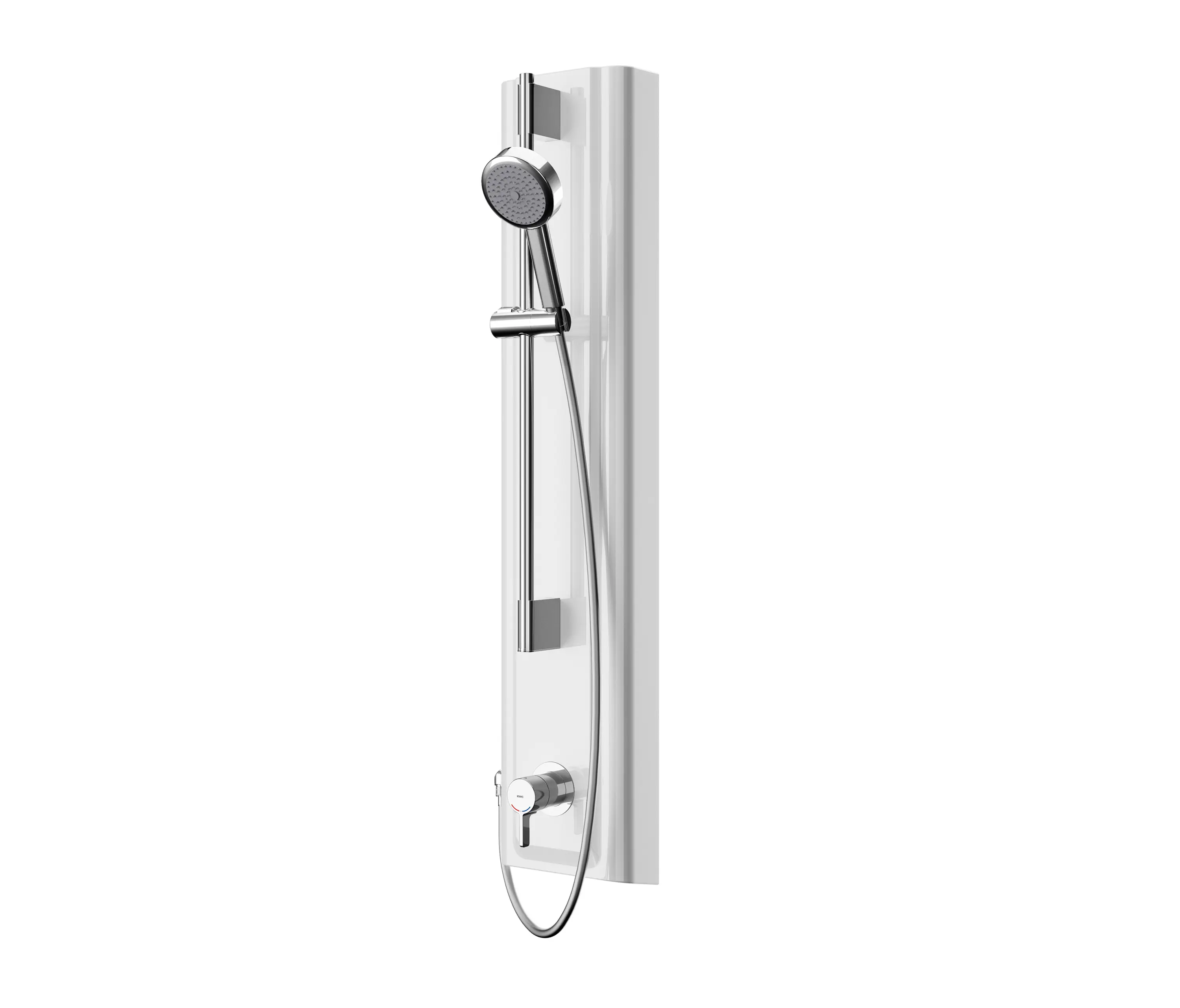 KWC Professional - Panneau de douche F5L-Therm en MIRANIT avec ensemble pomme de douche