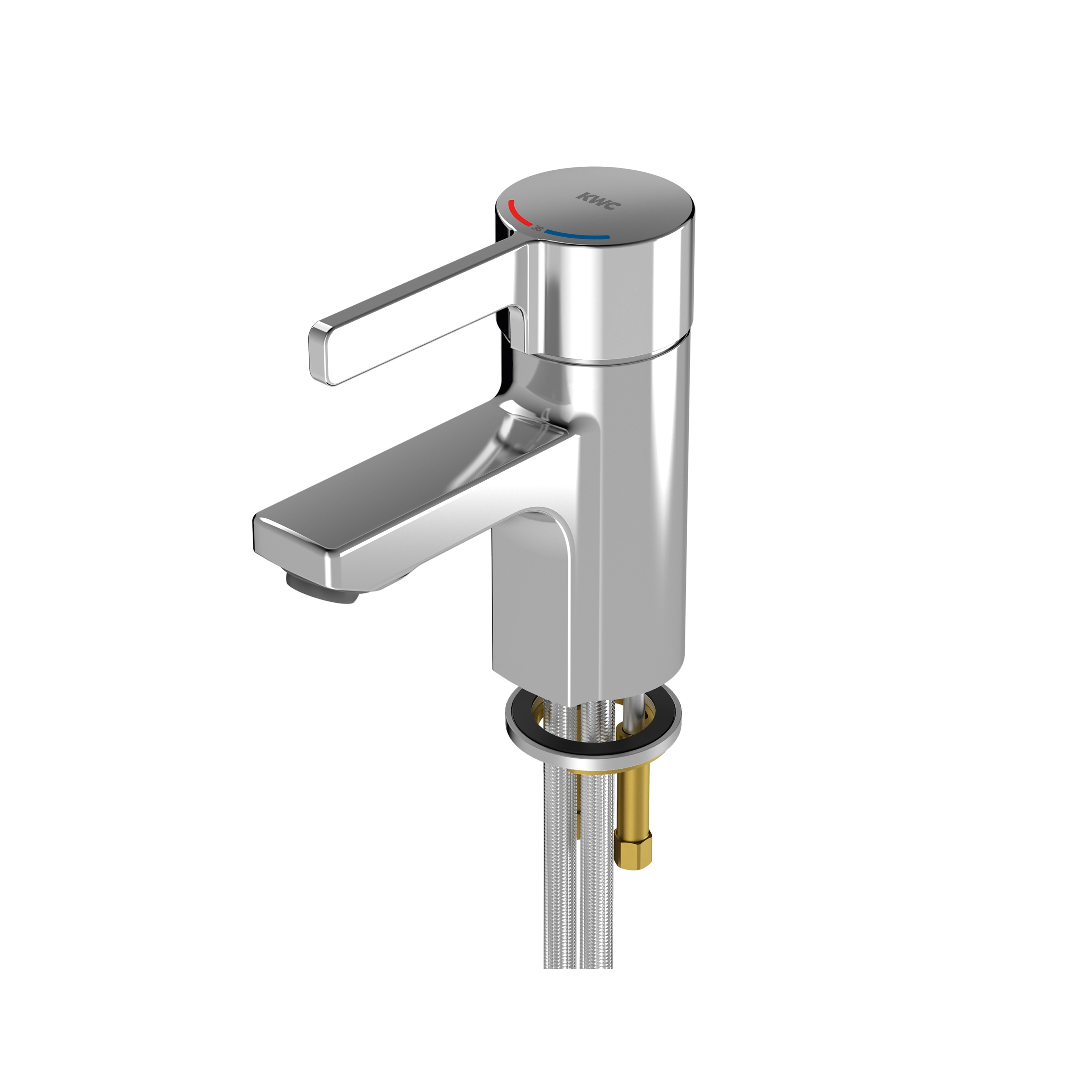 Display product F5L-Therm thermostatic single-lever pillar mixer from manufacturer KWC Professional