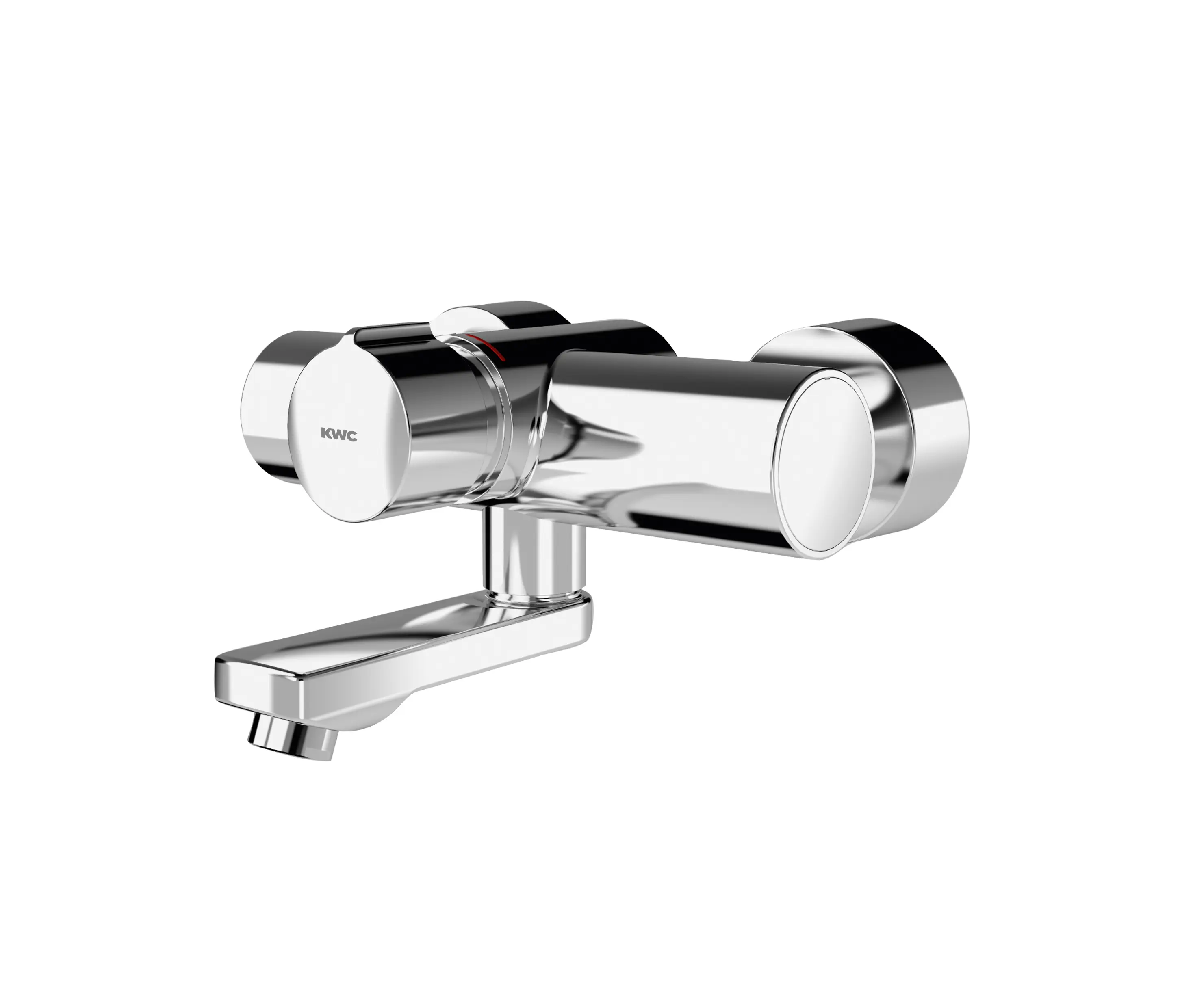 KWC Professional - F5S-Mix Grifo mural con cierre automático